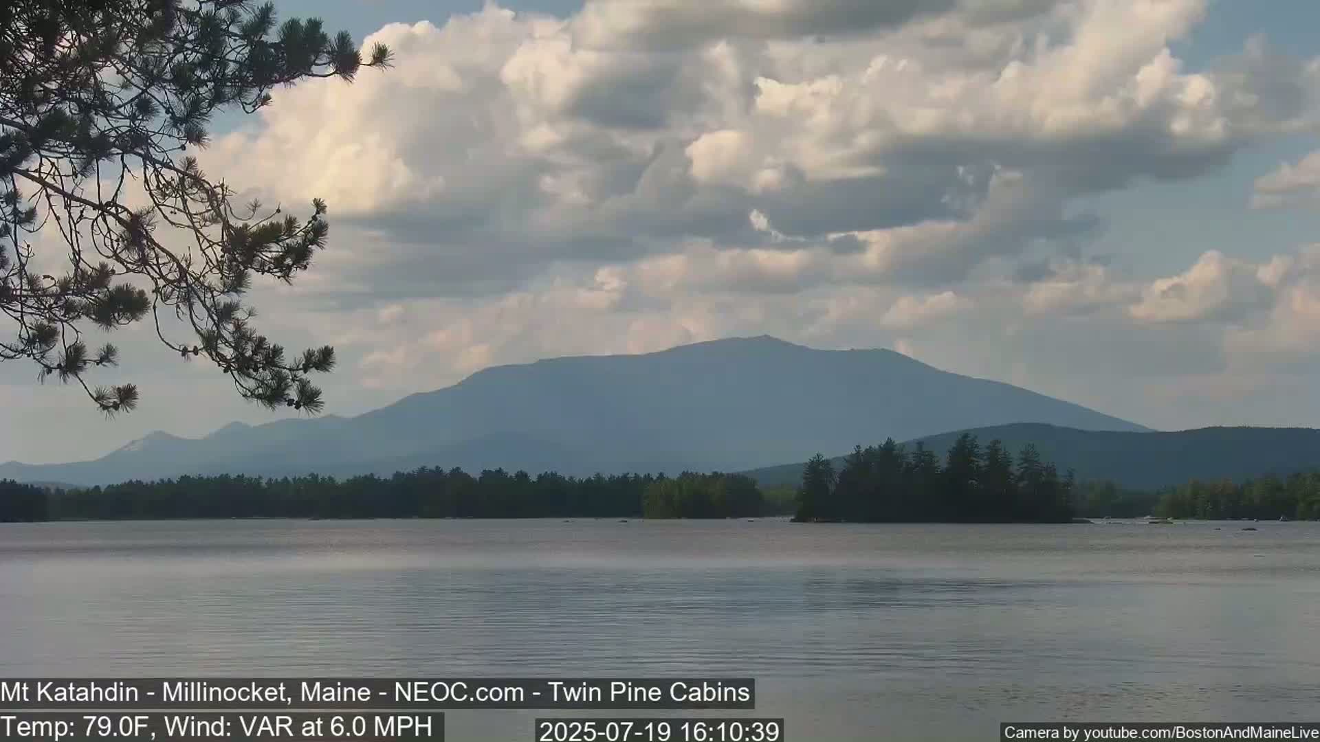 Mt Katahdin Live Cam - Millinocket, Maine, USA