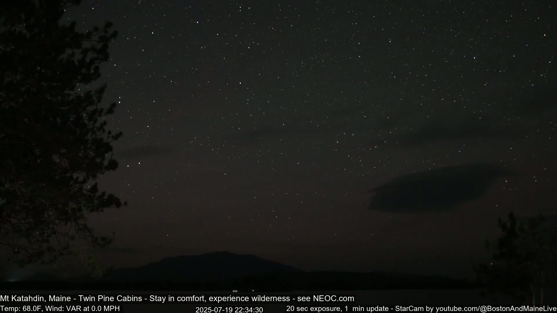 Mt Katahdin Live Cam - Millinocket, Maine, USA
