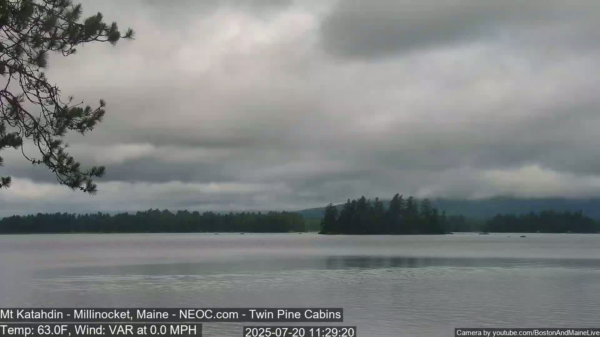 Mt Katahdin Live Cam - Millinocket, Maine, USA