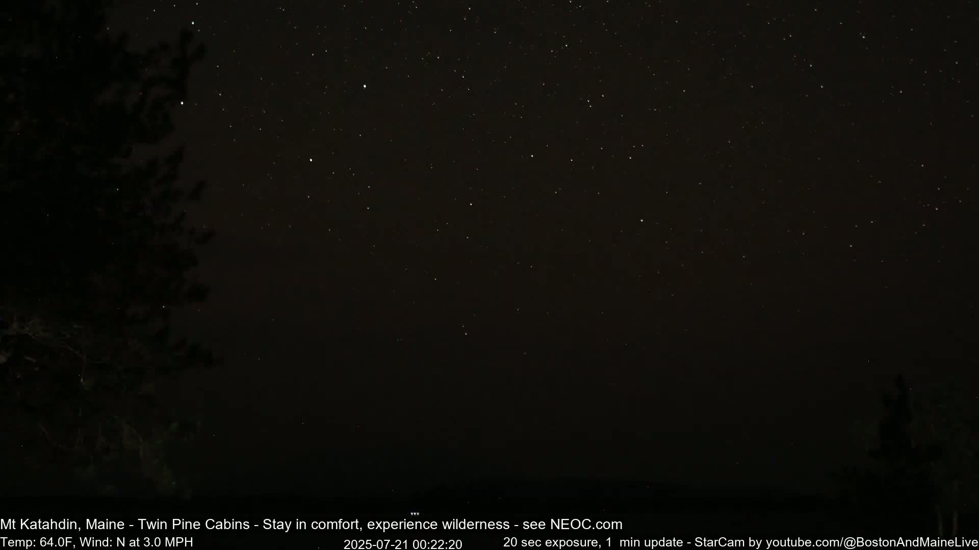 Mt Katahdin Live Cam - Millinocket, Maine, USA