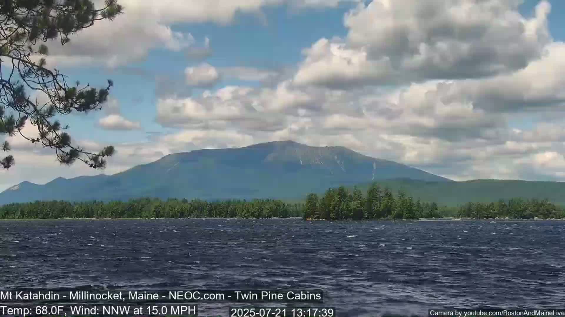 Mt Katahdin Live Cam - Millinocket, Maine, USA