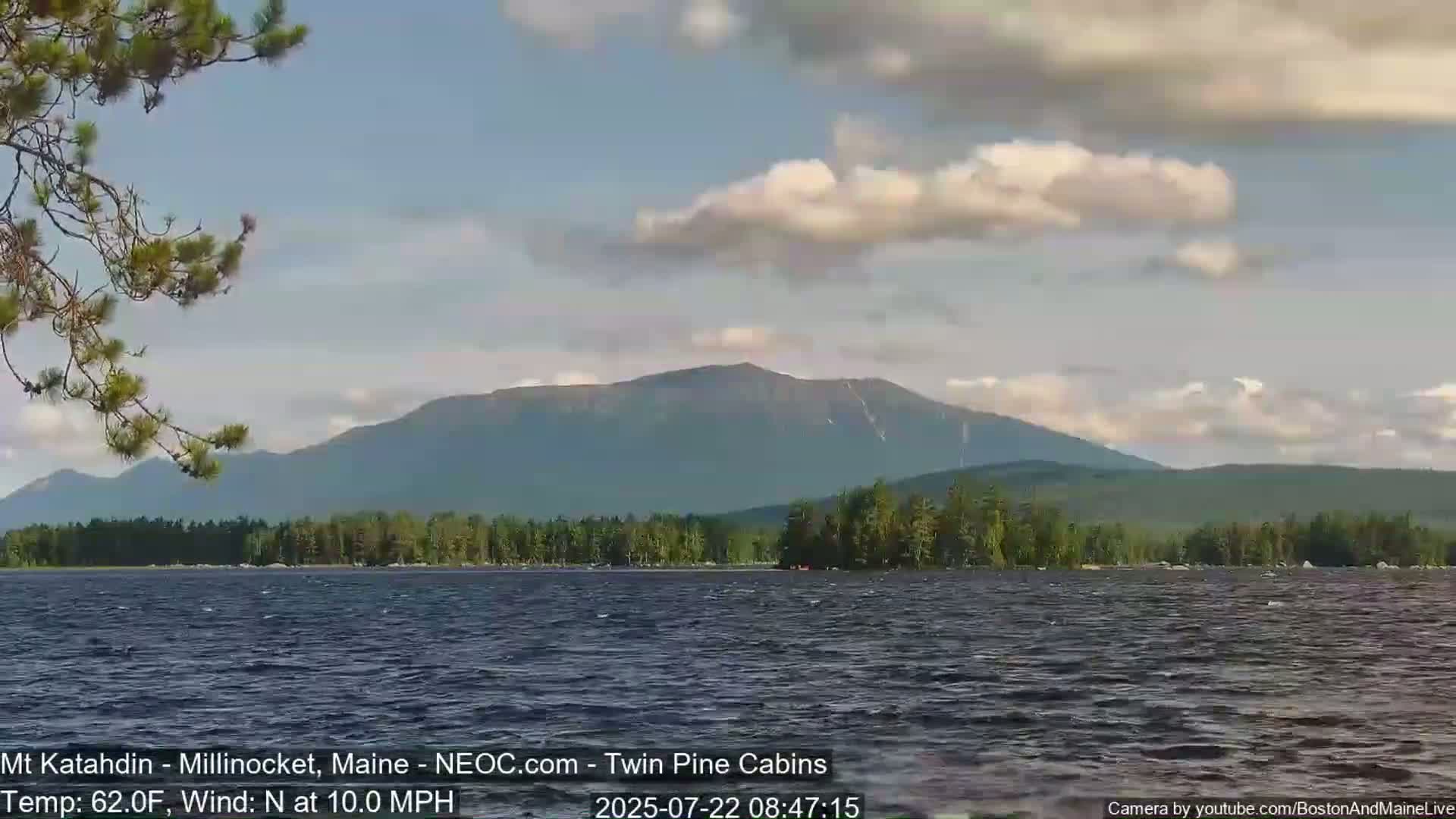 Mt Katahdin Live Cam - Millinocket, Maine, USA