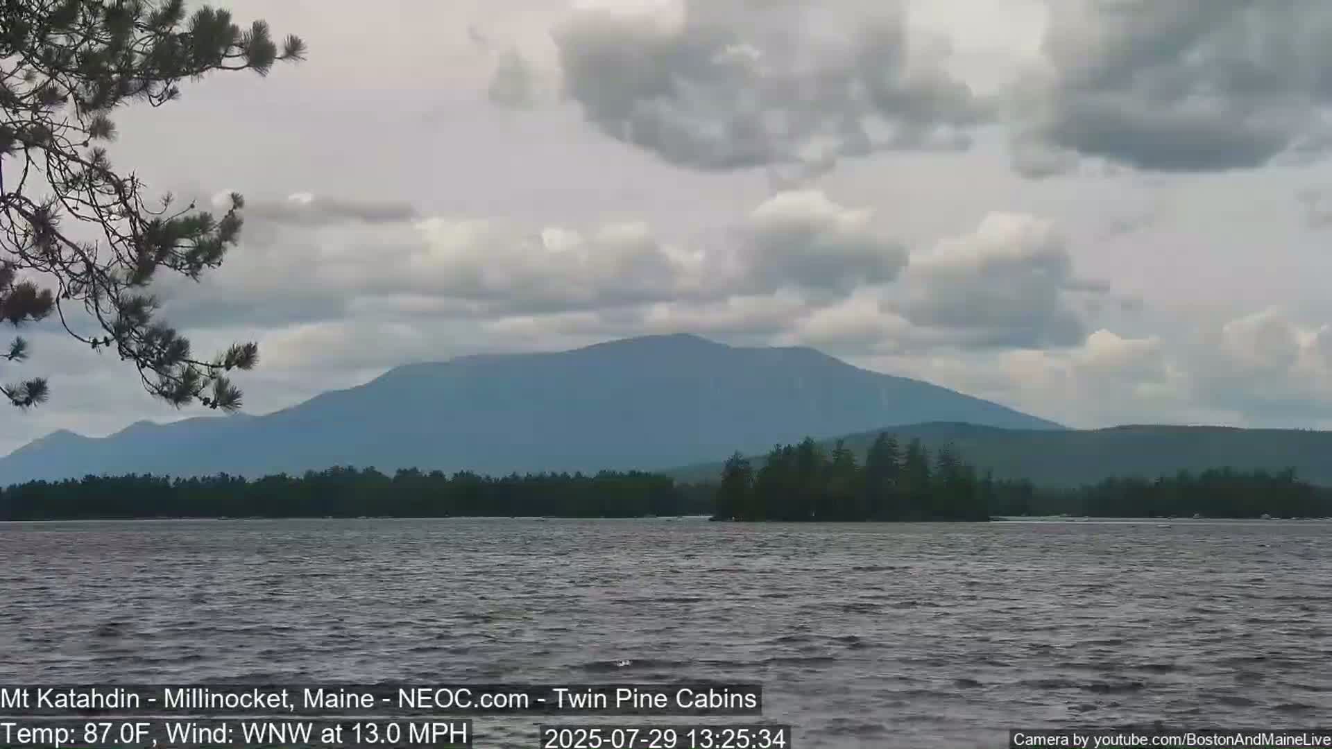 Mt Katahdin Live Cam - Millinocket, Maine, USA