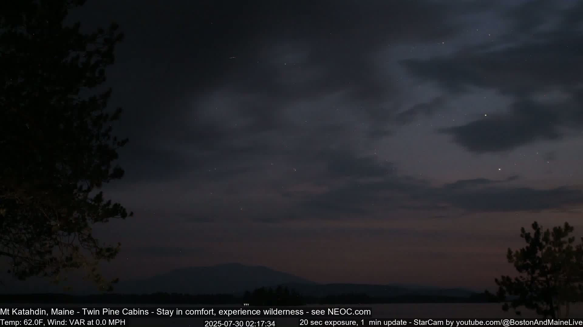 Mt Katahdin Live Cam - Millinocket, Maine, USA