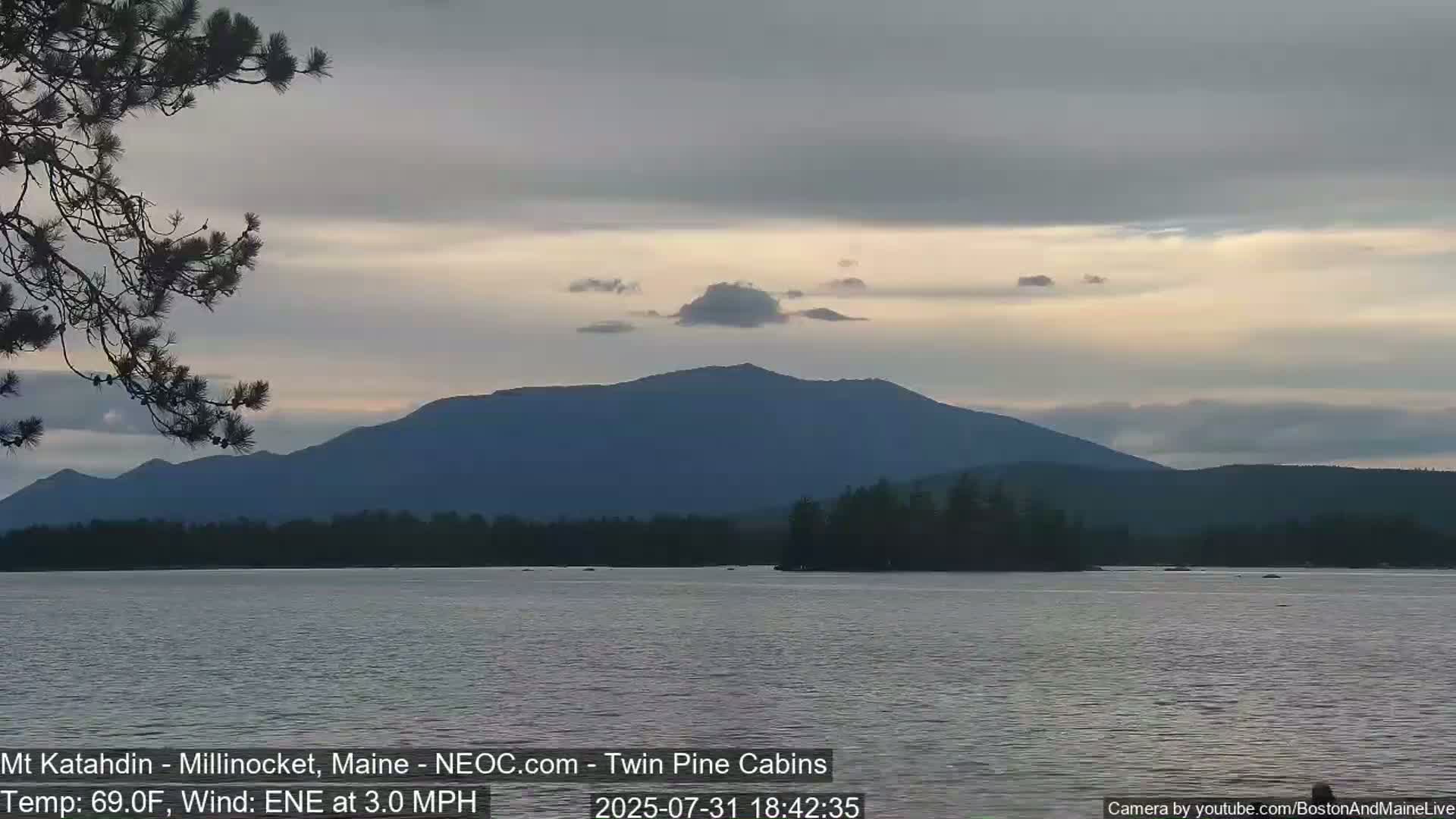 Mt Katahdin Live Cam - Millinocket, Maine, USA