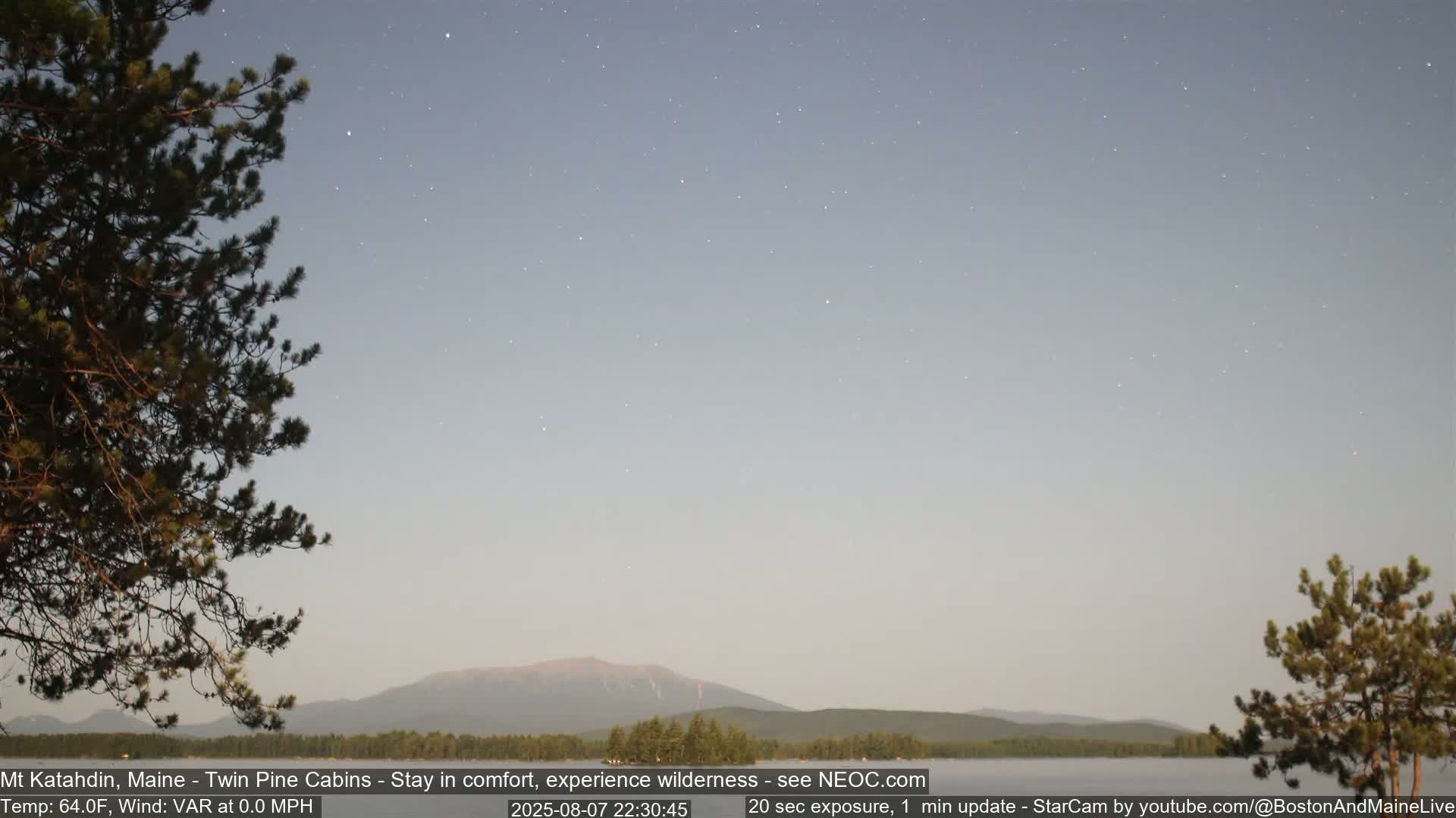 Mt Katahdin Live Cam - Millinocket, Maine, USA