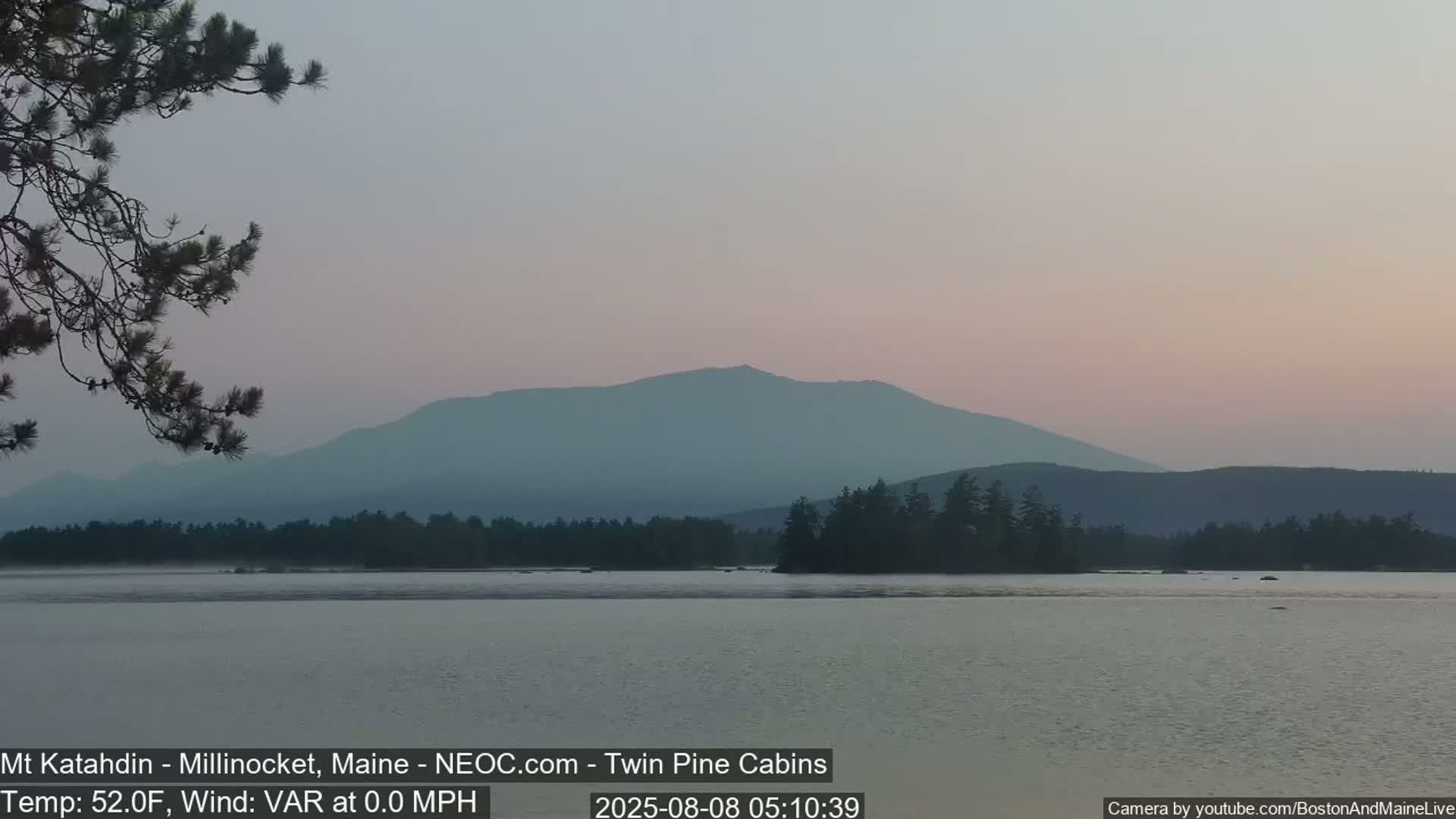 Mt Katahdin Live Cam - Millinocket, Maine, USA