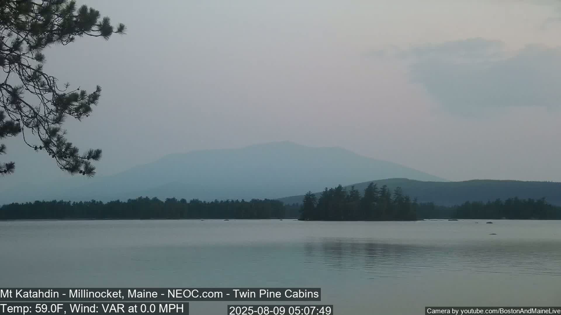 Mt Katahdin Live Cam - Millinocket, Maine, USA