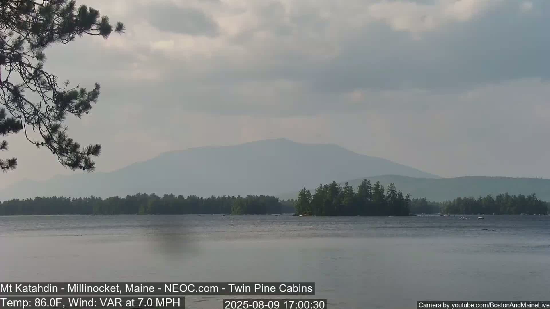 Mt Katahdin Live Cam - Millinocket, Maine, USA