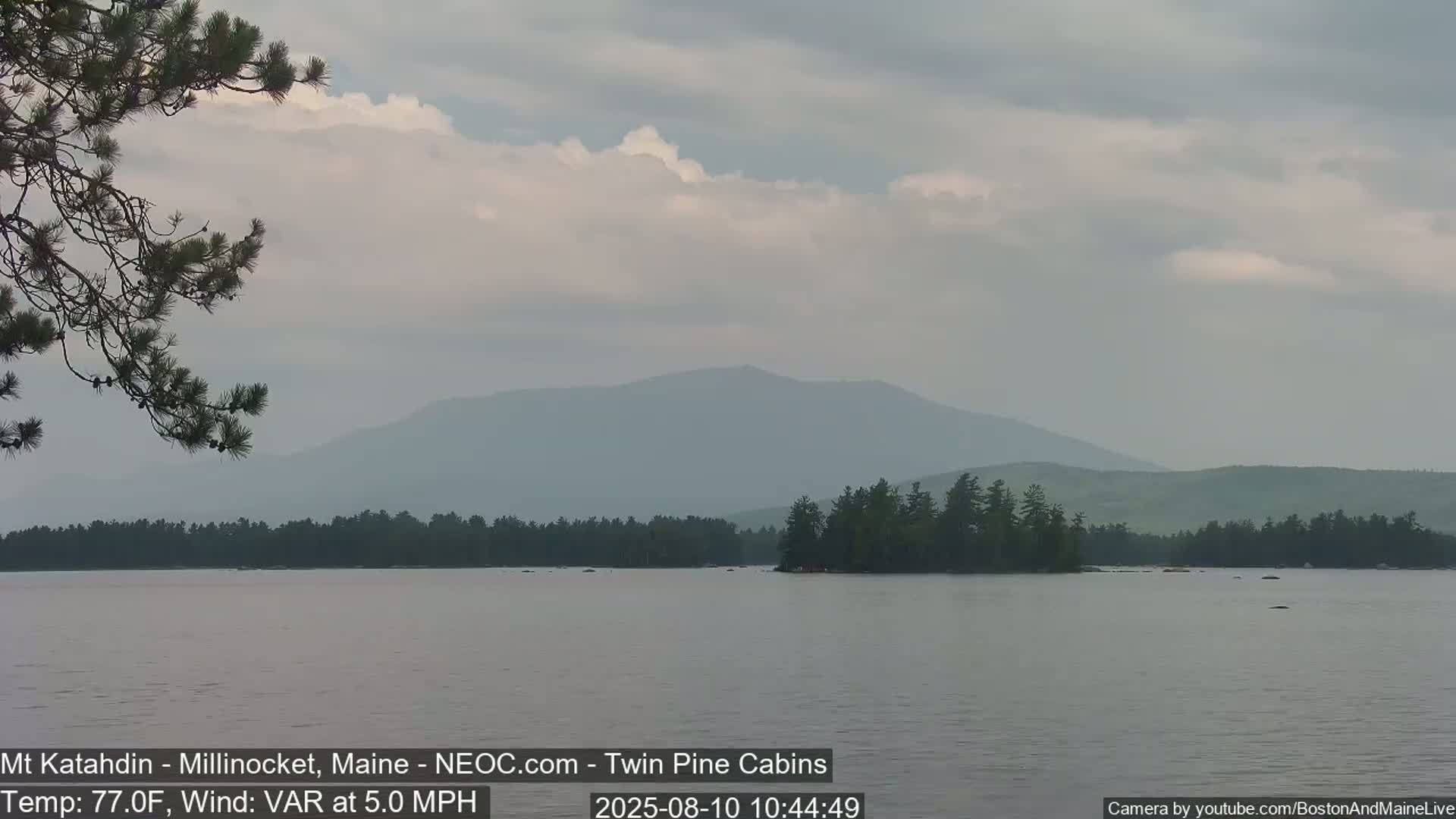 Mt Katahdin Live Cam - Millinocket, Maine, USA