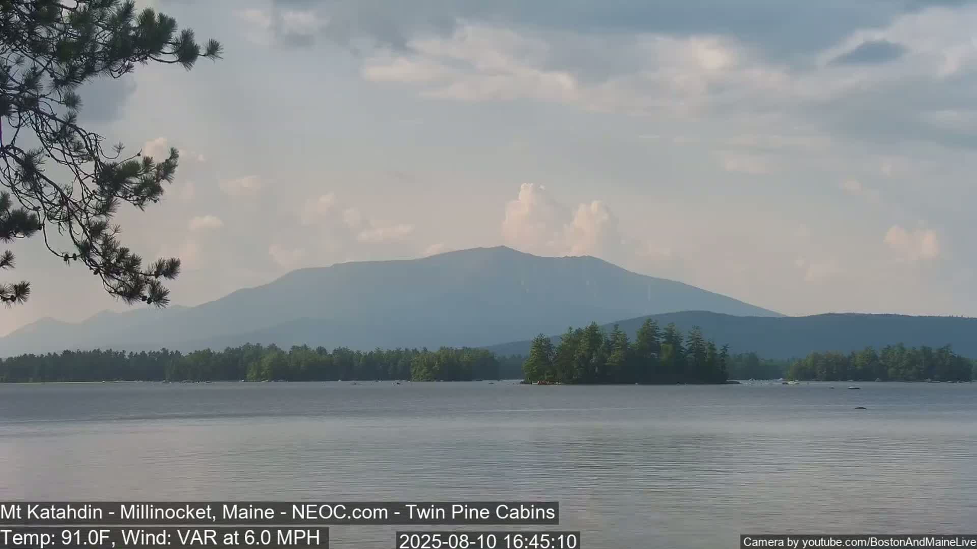 Mt Katahdin Live Cam - Millinocket, Maine, USA