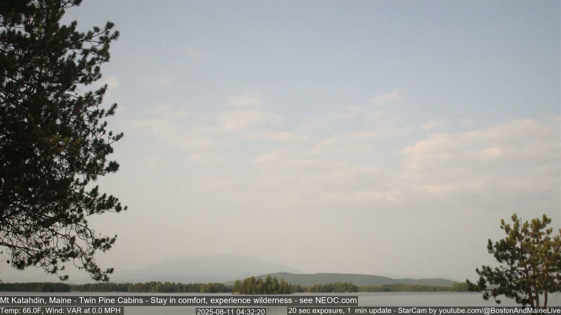 Mt Katahdin Live Cam - Millinocket, Maine, USA