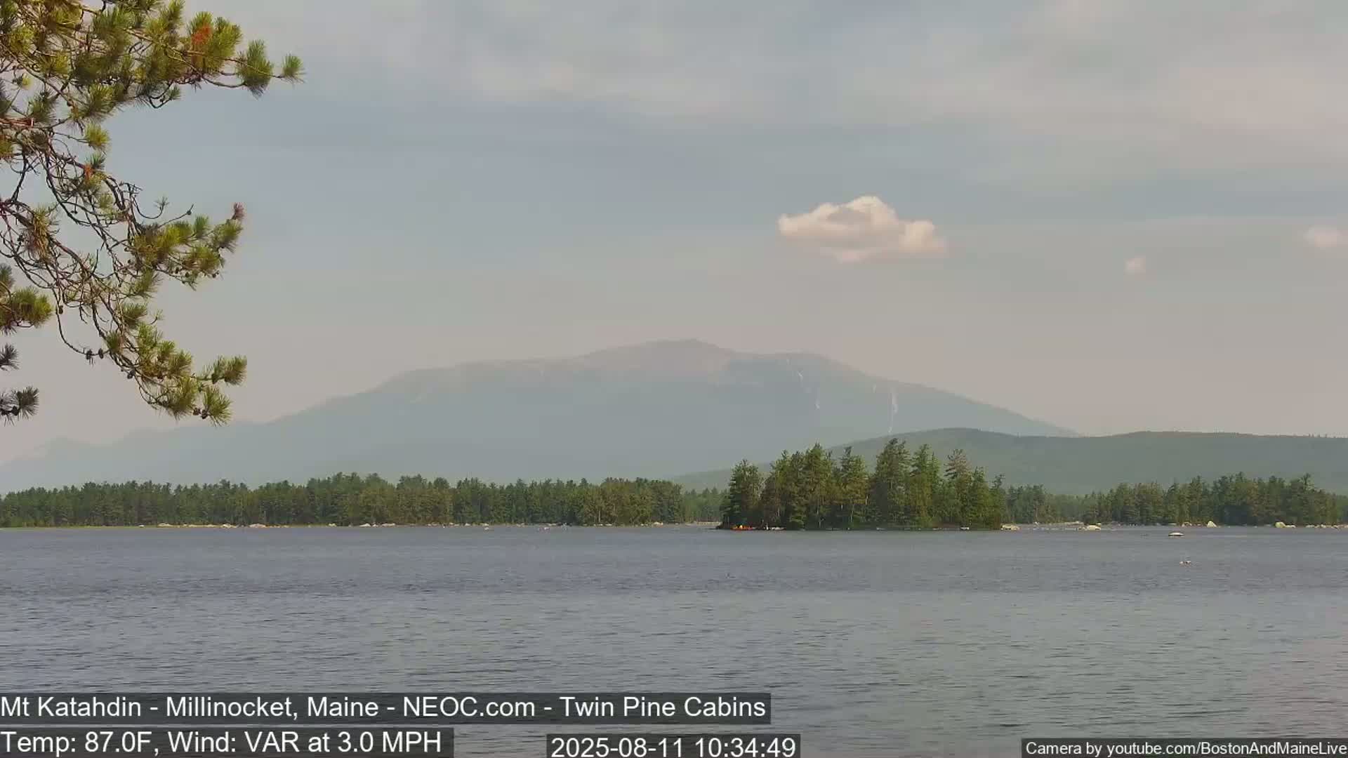 Mt Katahdin Live Cam - Millinocket, Maine, USA
