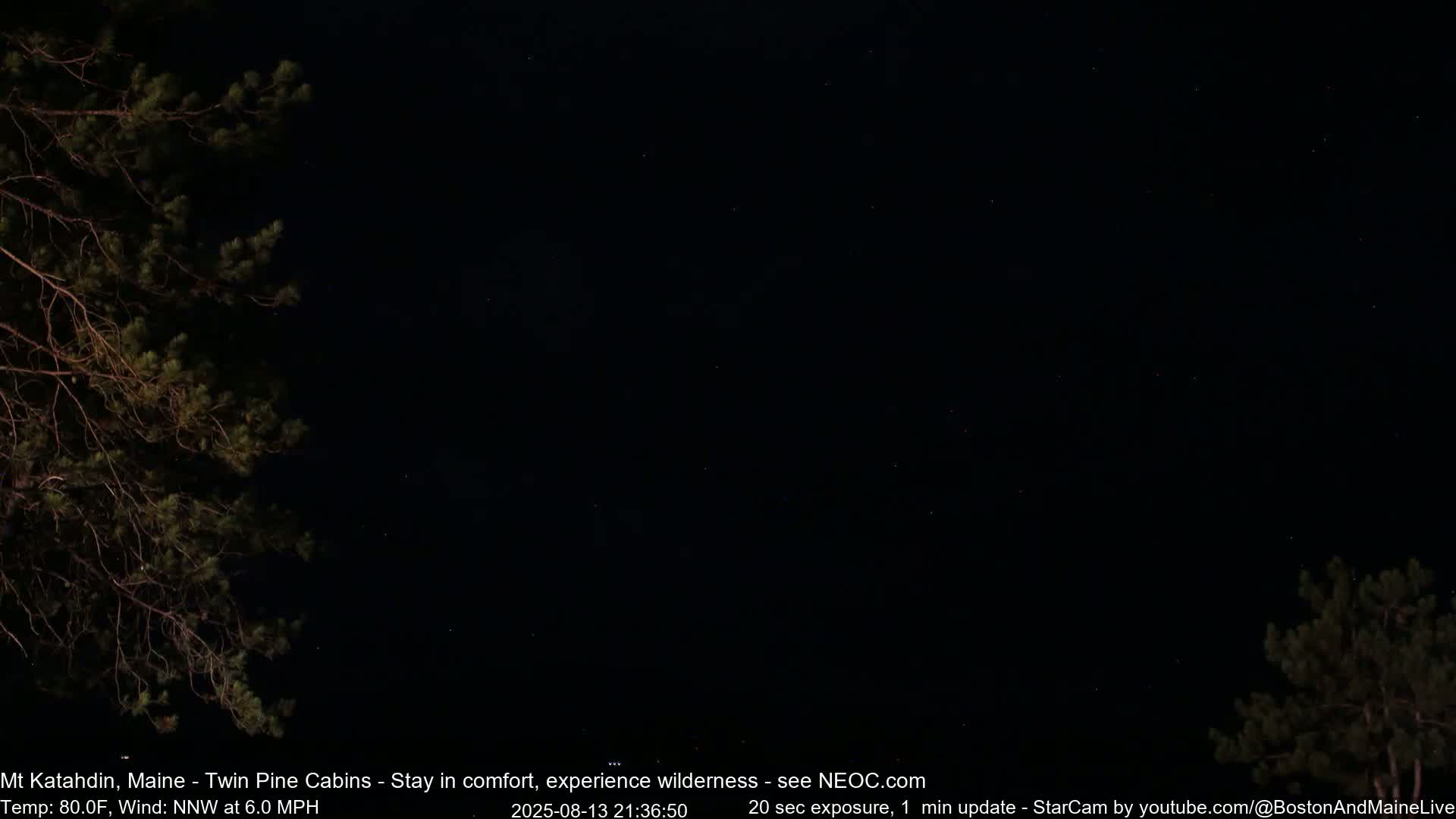 Mt Katahdin Live Cam - Millinocket, Maine, USA