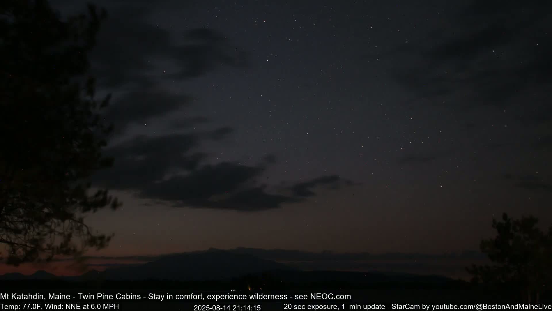 Mt Katahdin Live Cam - Millinocket, Maine, USA