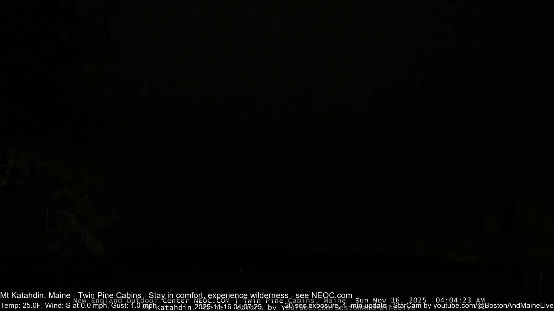 Mt Katahdin Live Cam - Millinocket, Maine, USA