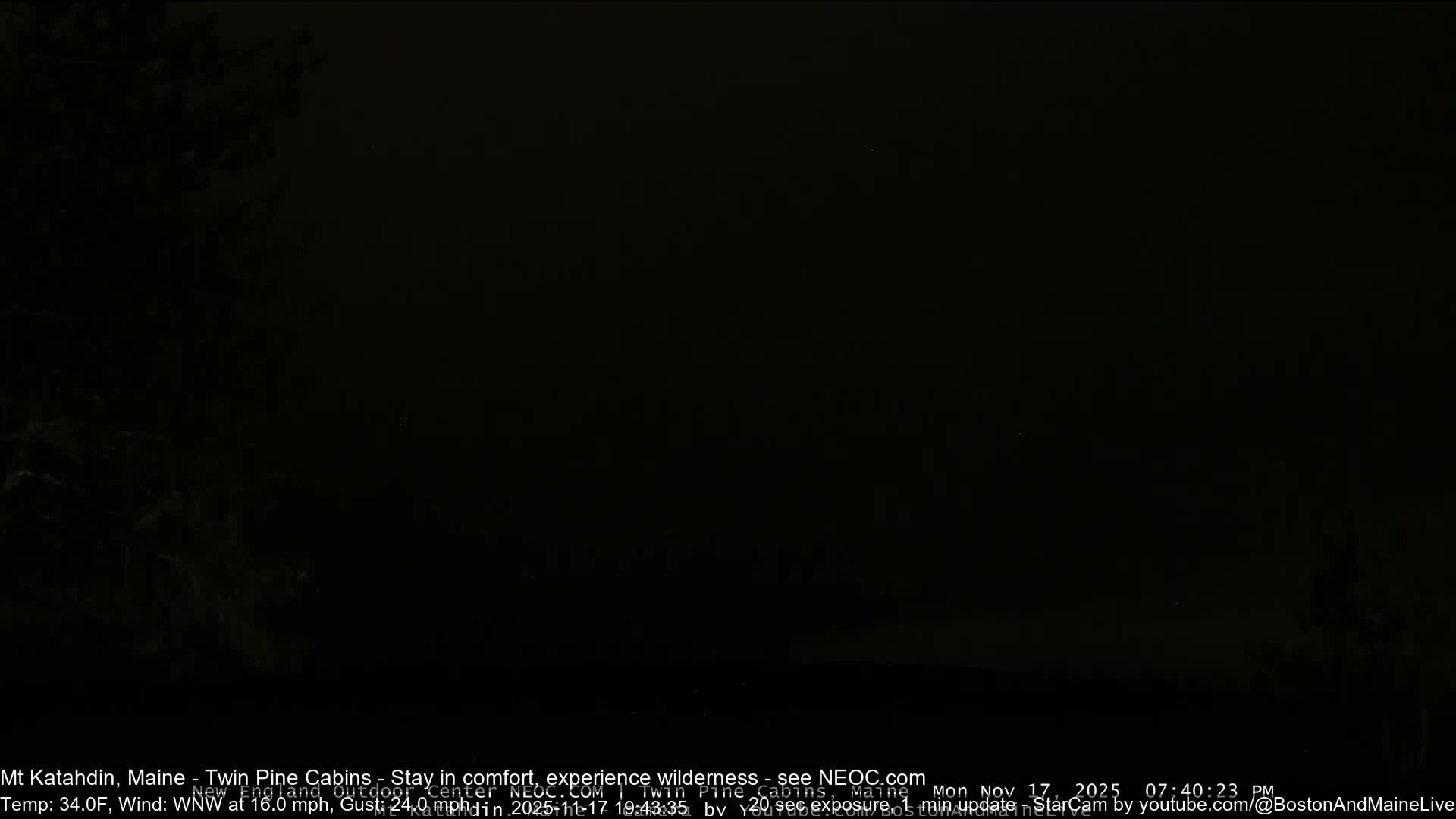 Mt Katahdin Live Cam - Millinocket, Maine, USA