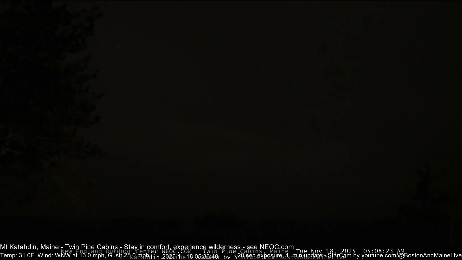 Mt Katahdin Live Cam - Millinocket, Maine, USA