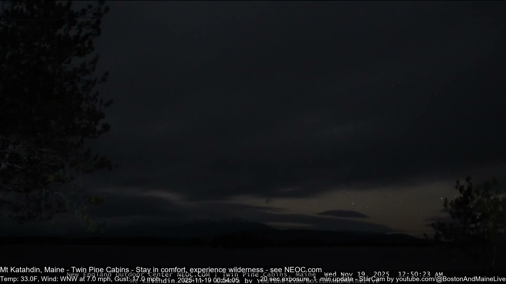 Mt Katahdin Live Cam - Millinocket, Maine, USA