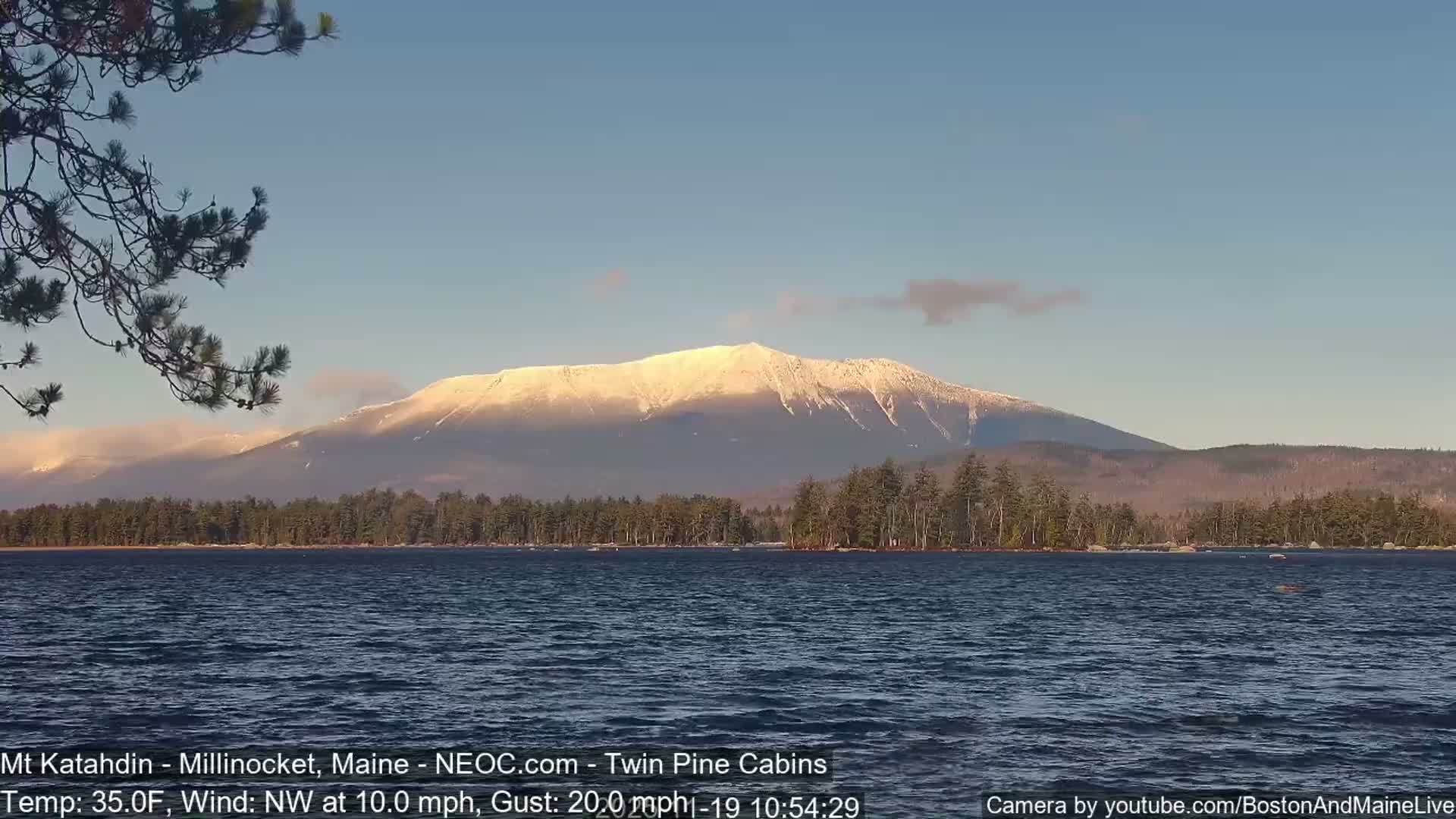 Mt Katahdin Live Cam - Millinocket, Maine, USA