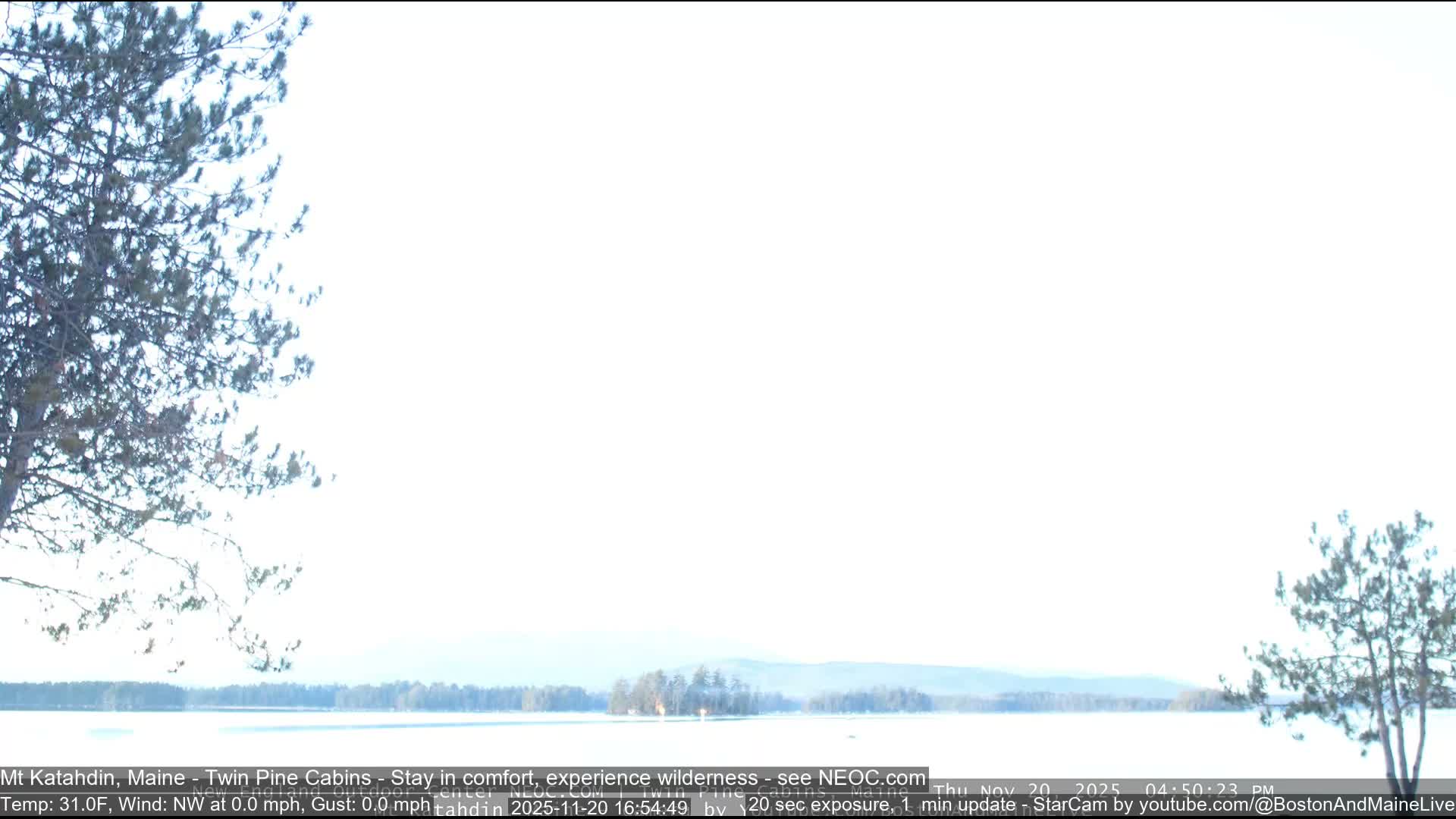 Mt Katahdin Live Cam - Millinocket, Maine, USA