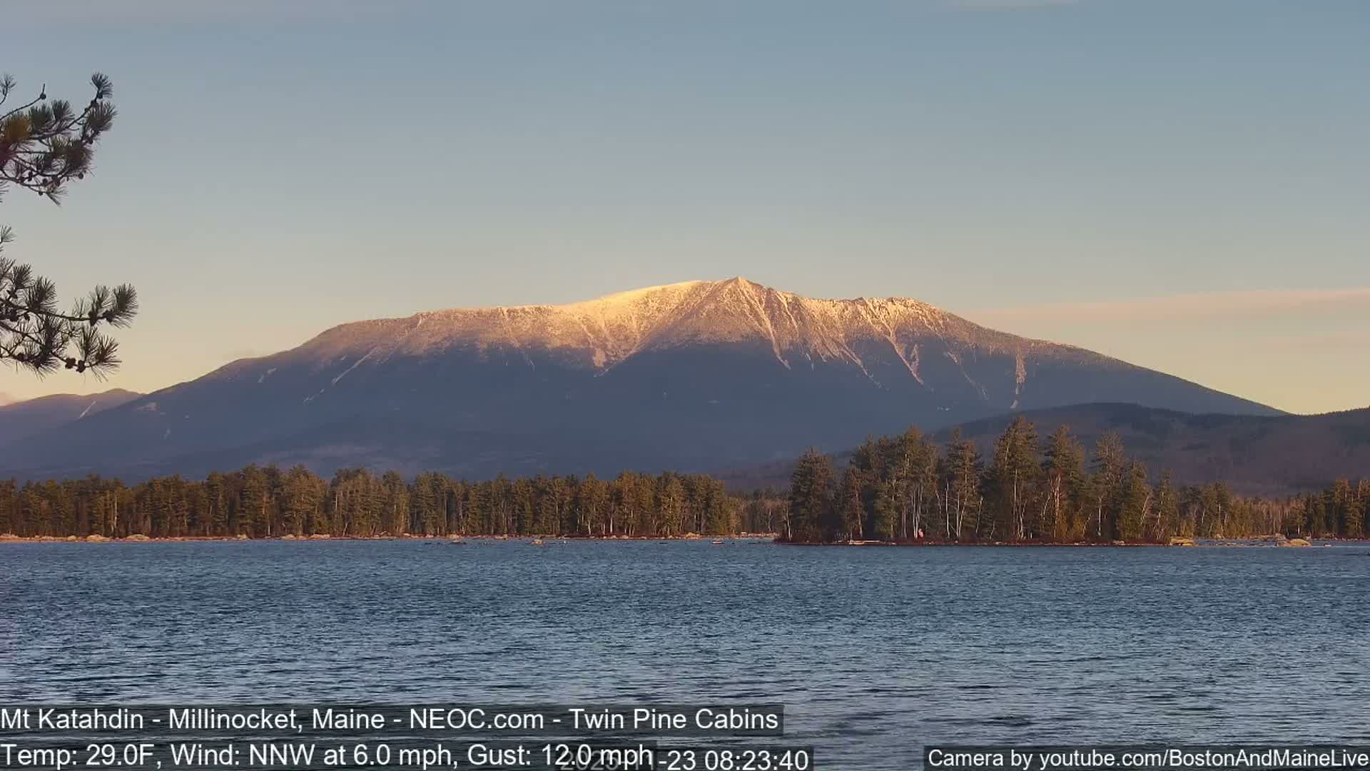 Mt Katahdin Live Cam - Millinocket, Maine, USA