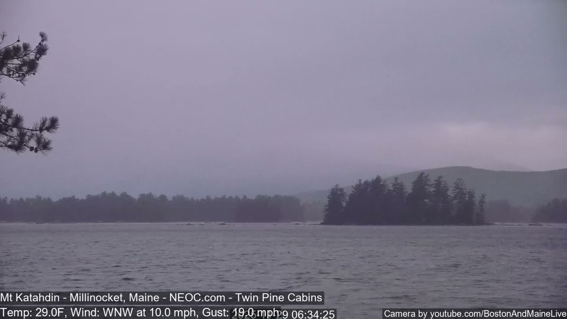 Mt Katahdin Live Cam - Millinocket, Maine, USA