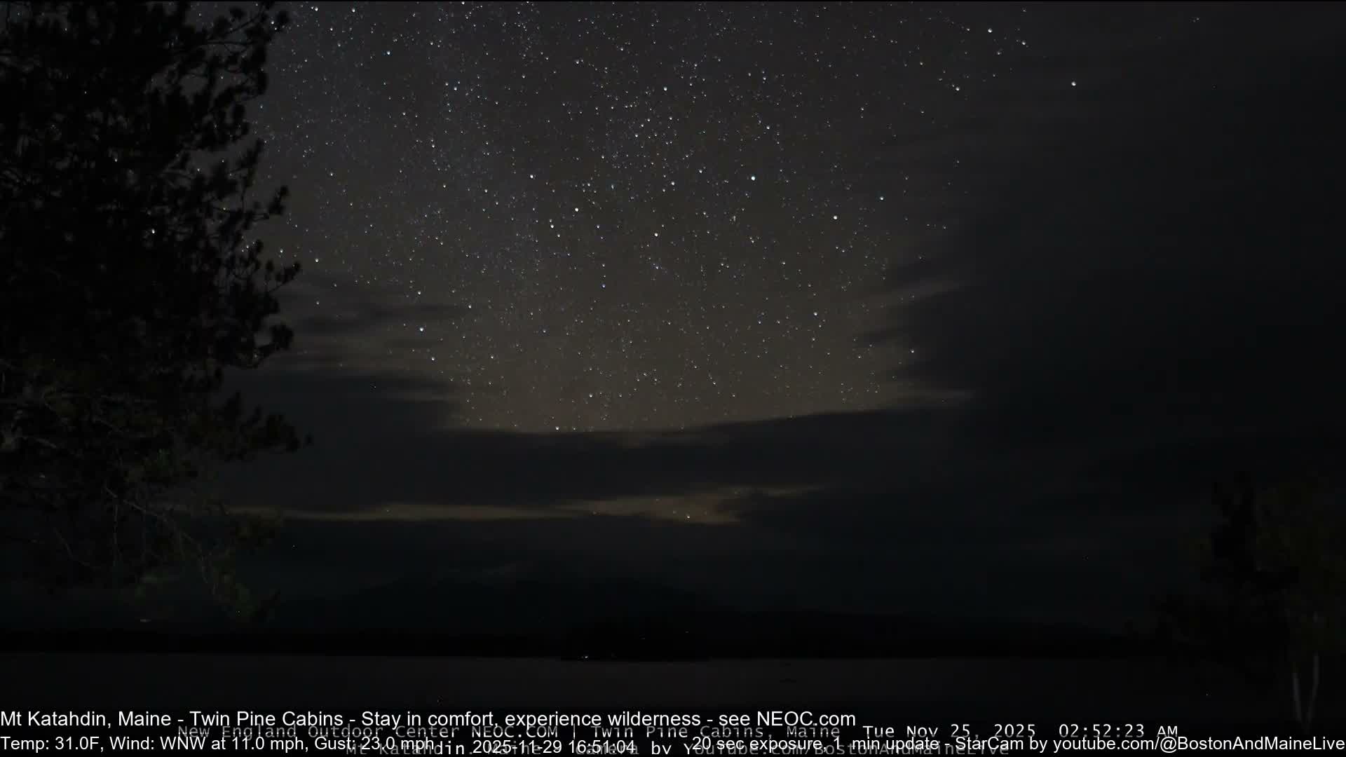 Mt Katahdin Live Cam - Millinocket, Maine, USA