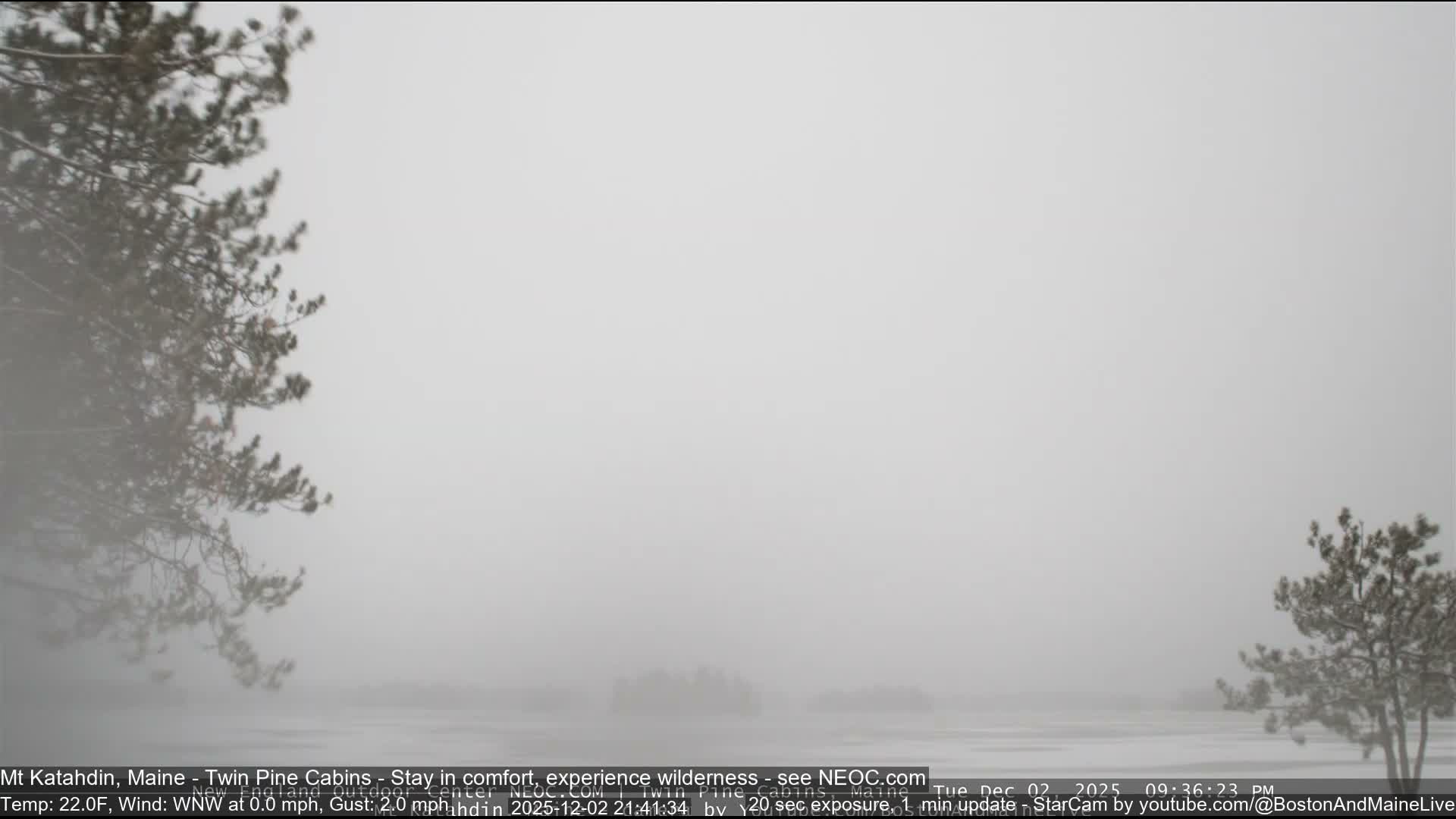 Mt Katahdin Live Cam - Millinocket, Maine, USA