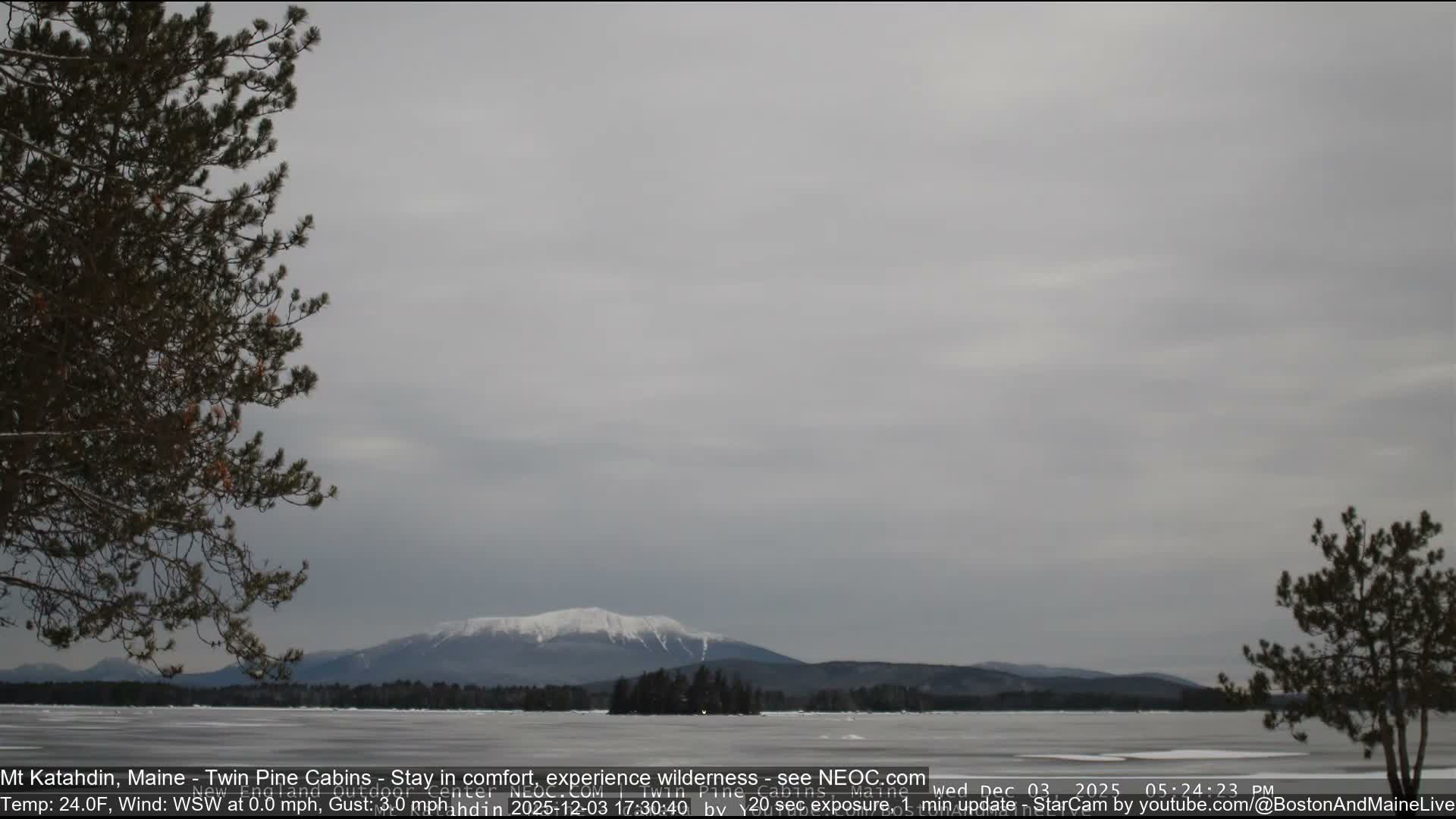 Mt Katahdin Live Cam - Millinocket, Maine, USA