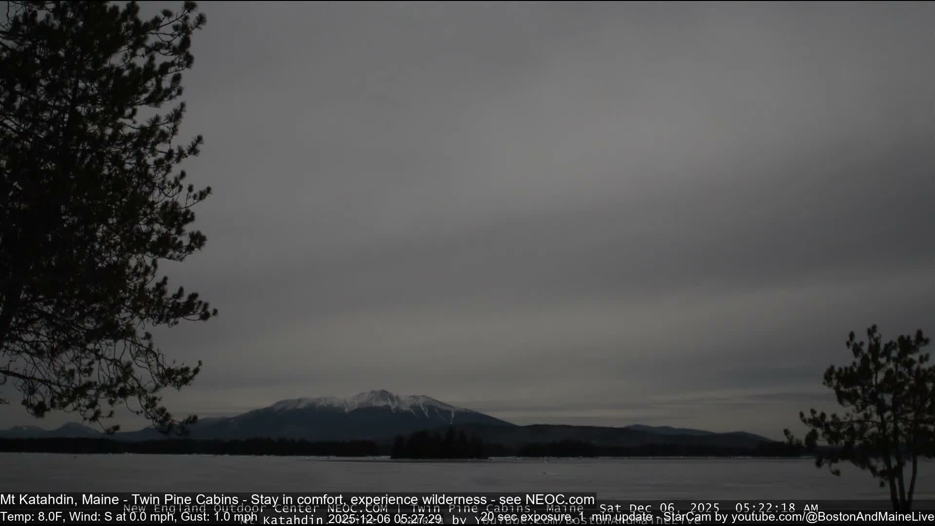Mt Katahdin Live Cam - Millinocket, Maine, USA