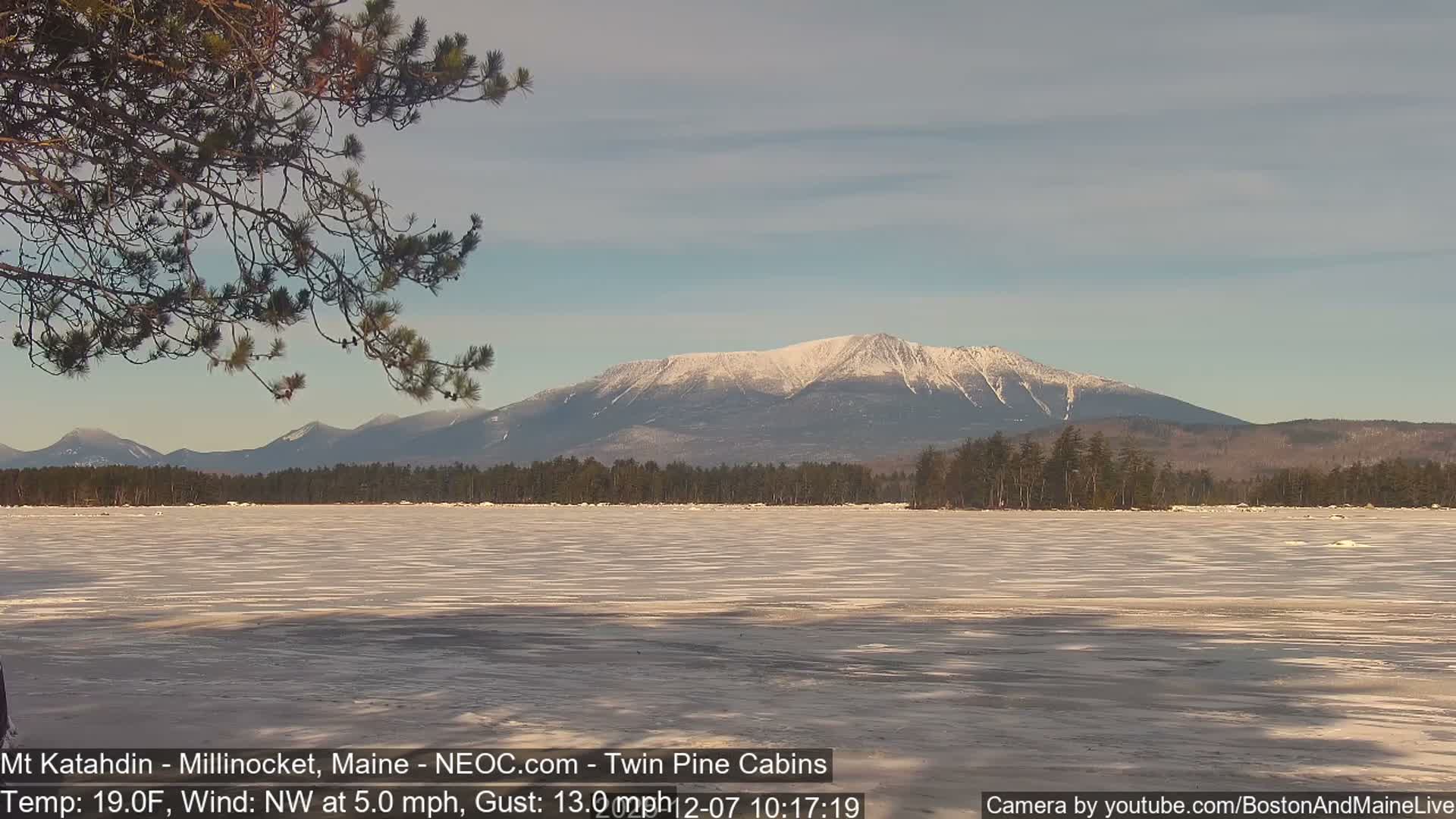 Mt Katahdin Live Cam - Millinocket, Maine, USA
