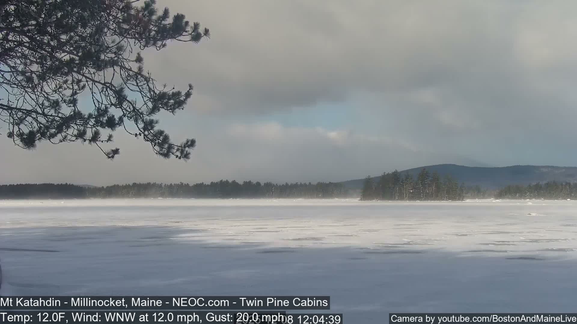 Mt Katahdin Live Cam - Millinocket, Maine, USA