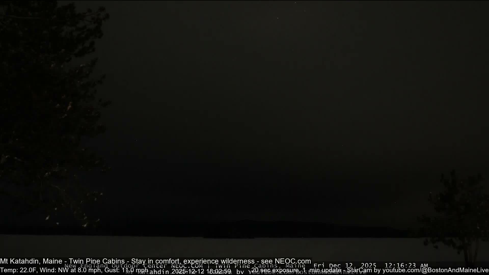 Mt Katahdin Live Cam - Millinocket, Maine, USA