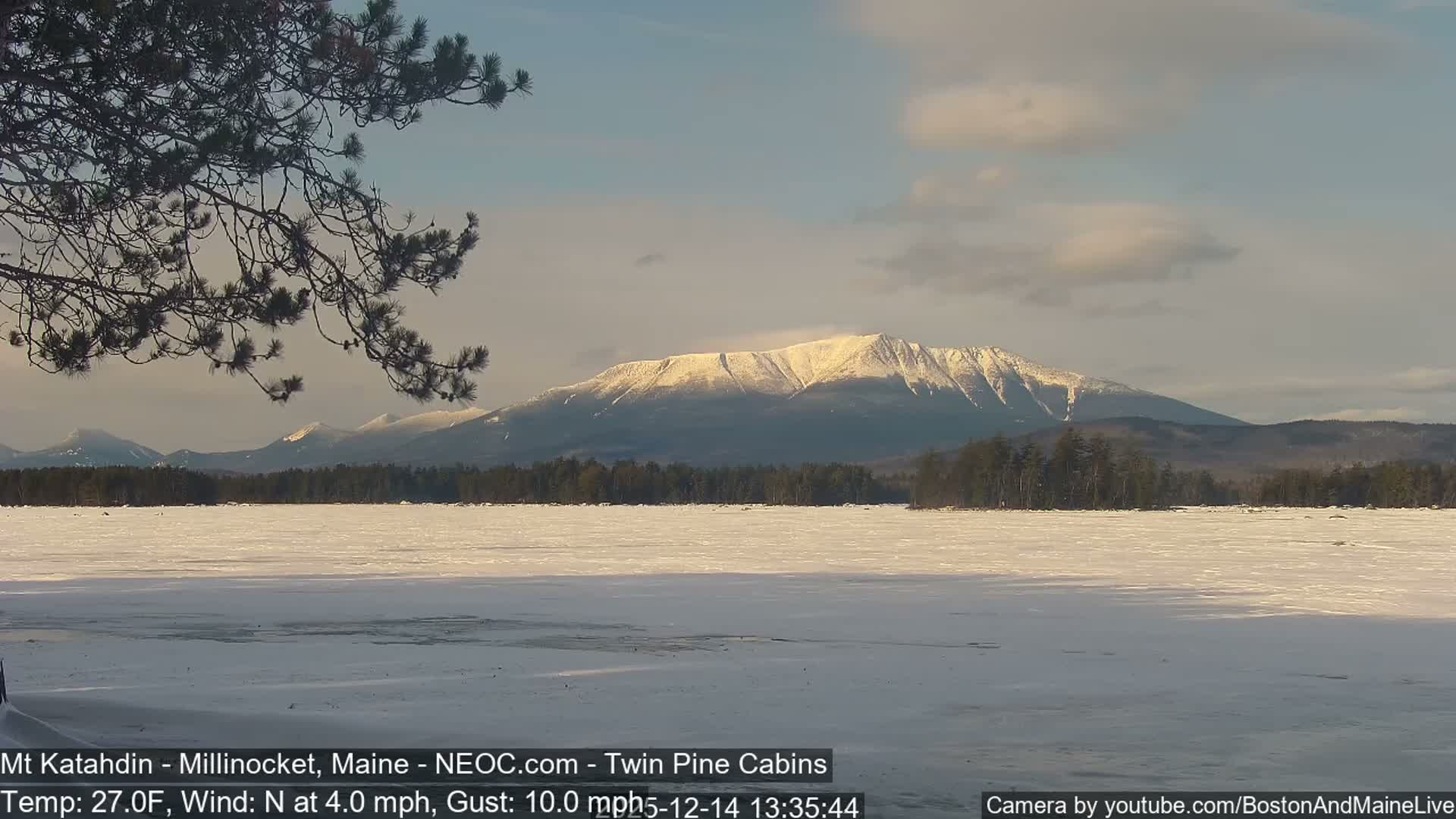 Mt Katahdin Live Cam - Millinocket, Maine, USA