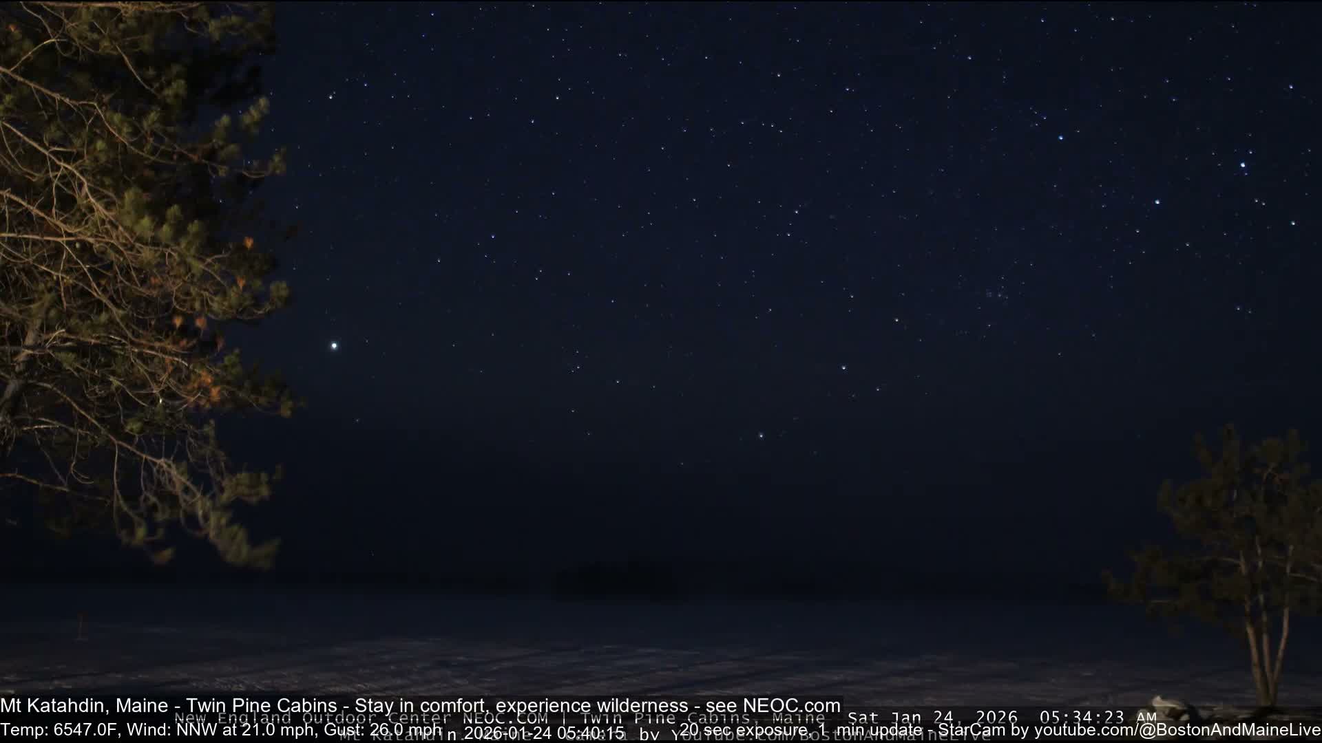 Mt Katahdin Live Cam - Millinocket, Maine, USA