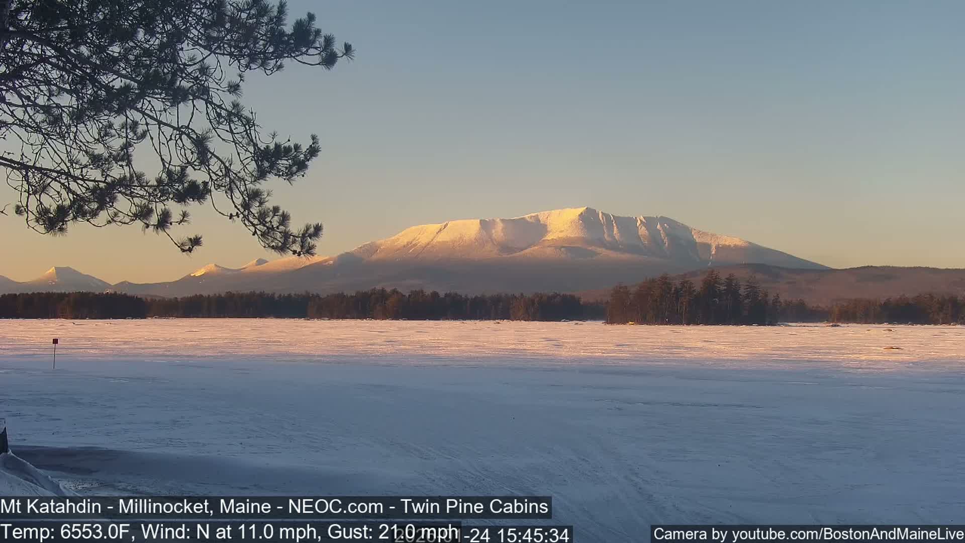 Mt Katahdin Live Cam - Millinocket, Maine, USA