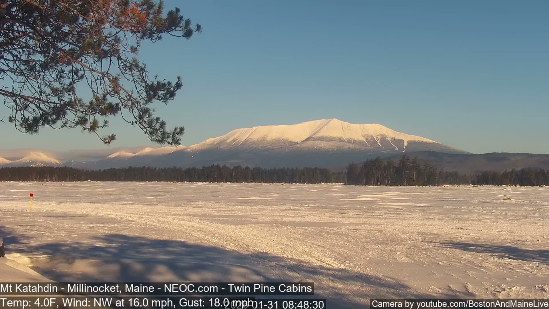 Mt Katahdin Live Cam - Millinocket, Maine, USA
