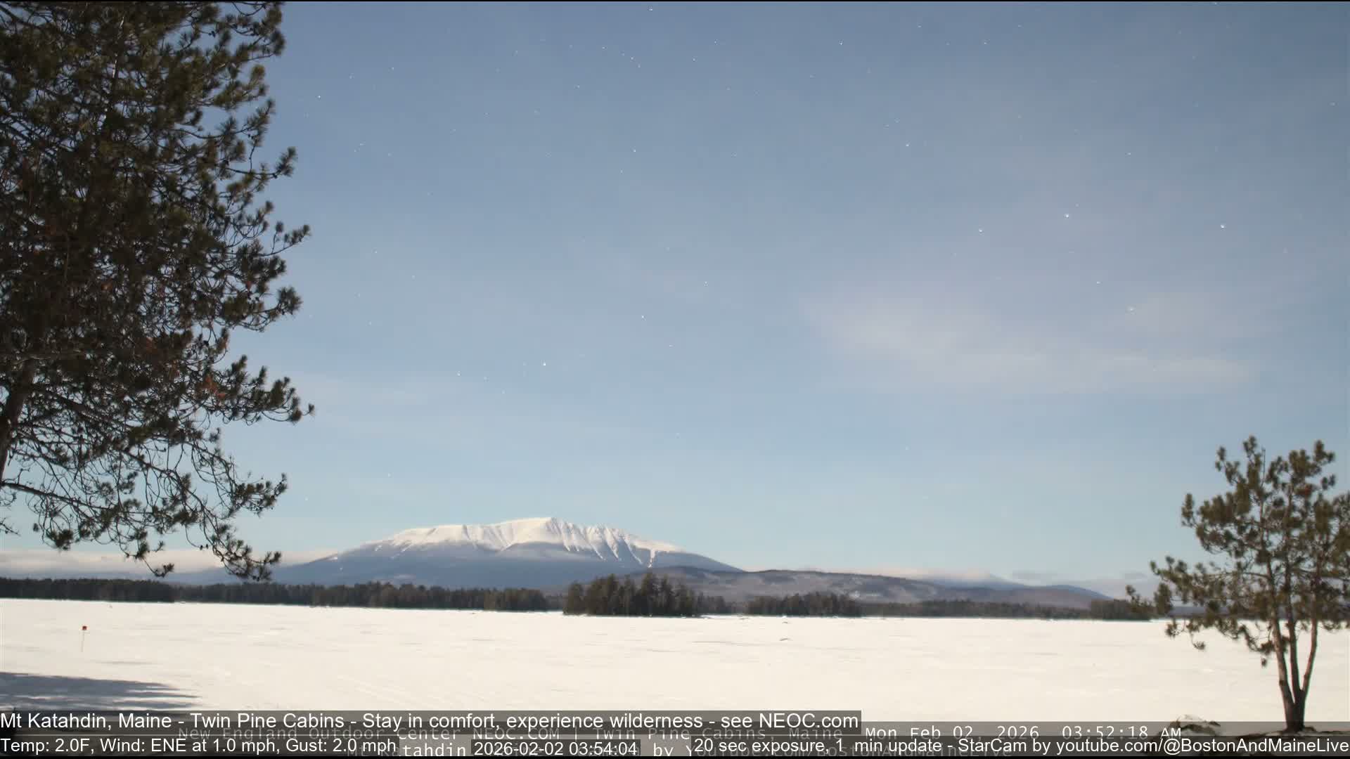 Mt Katahdin Live Cam - Millinocket, Maine, USA