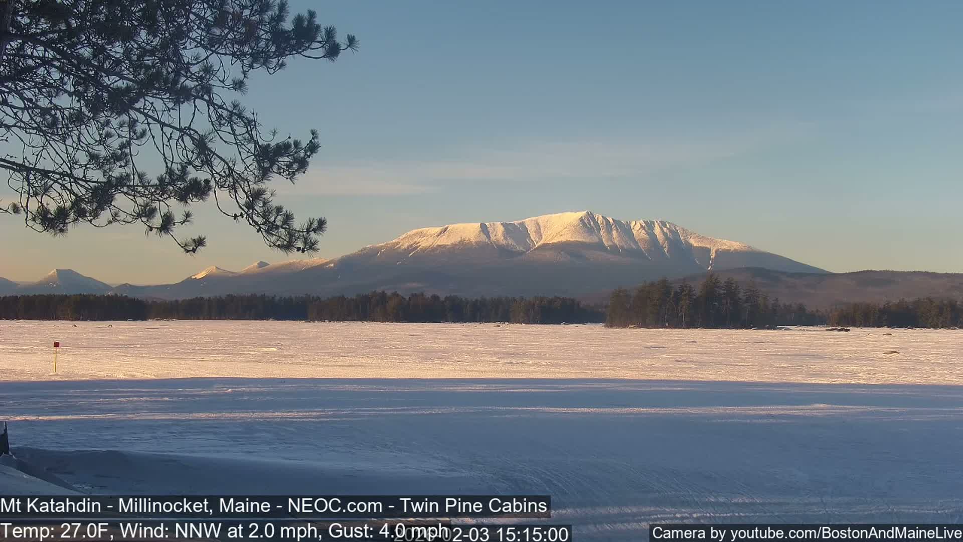 Mt Katahdin Live Cam - Millinocket, Maine, USA