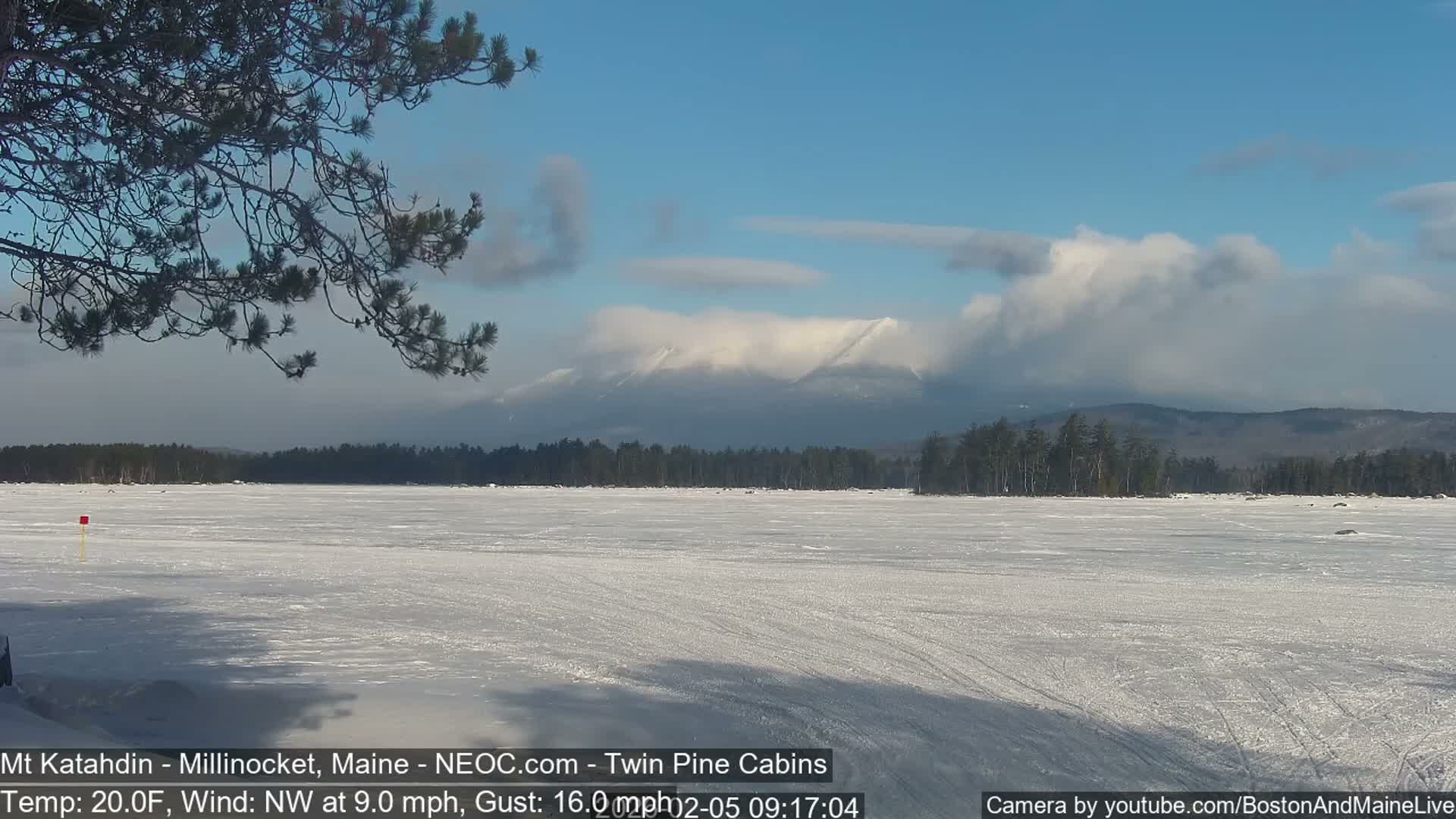 Mt Katahdin Live Cam - Millinocket, Maine, USA