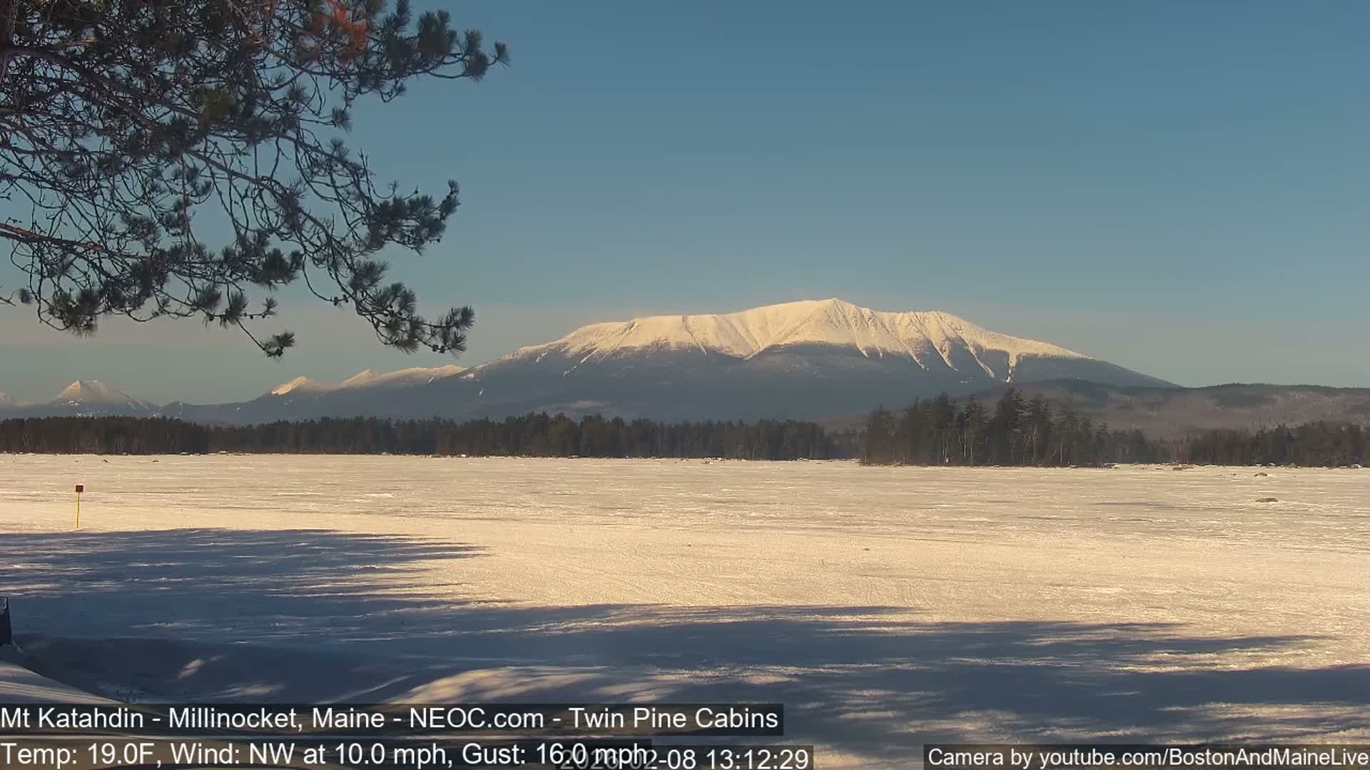 Mt Katahdin Live Cam - Millinocket, Maine, USA