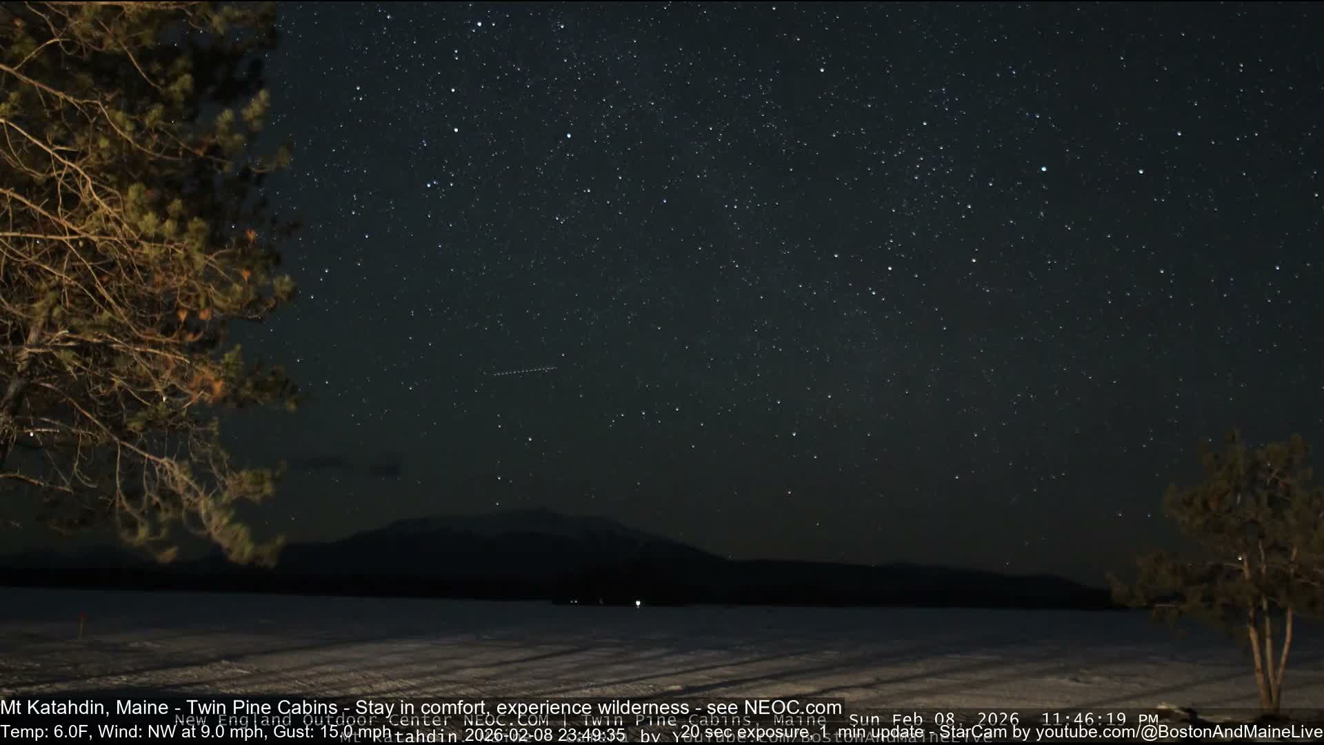 Mt Katahdin Live Cam - Millinocket, Maine, USA