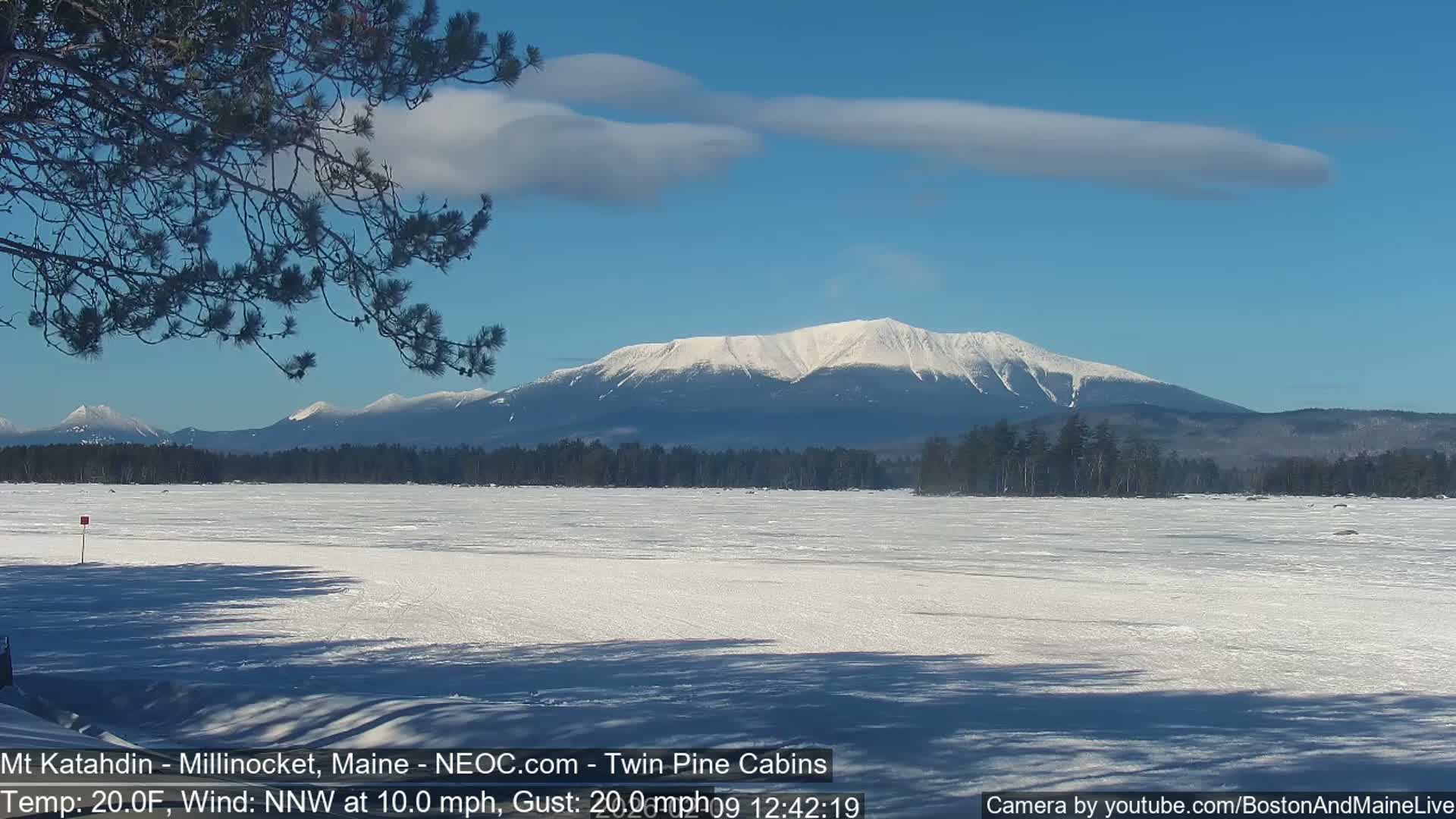 Mt Katahdin Live Cam - Millinocket, Maine, USA