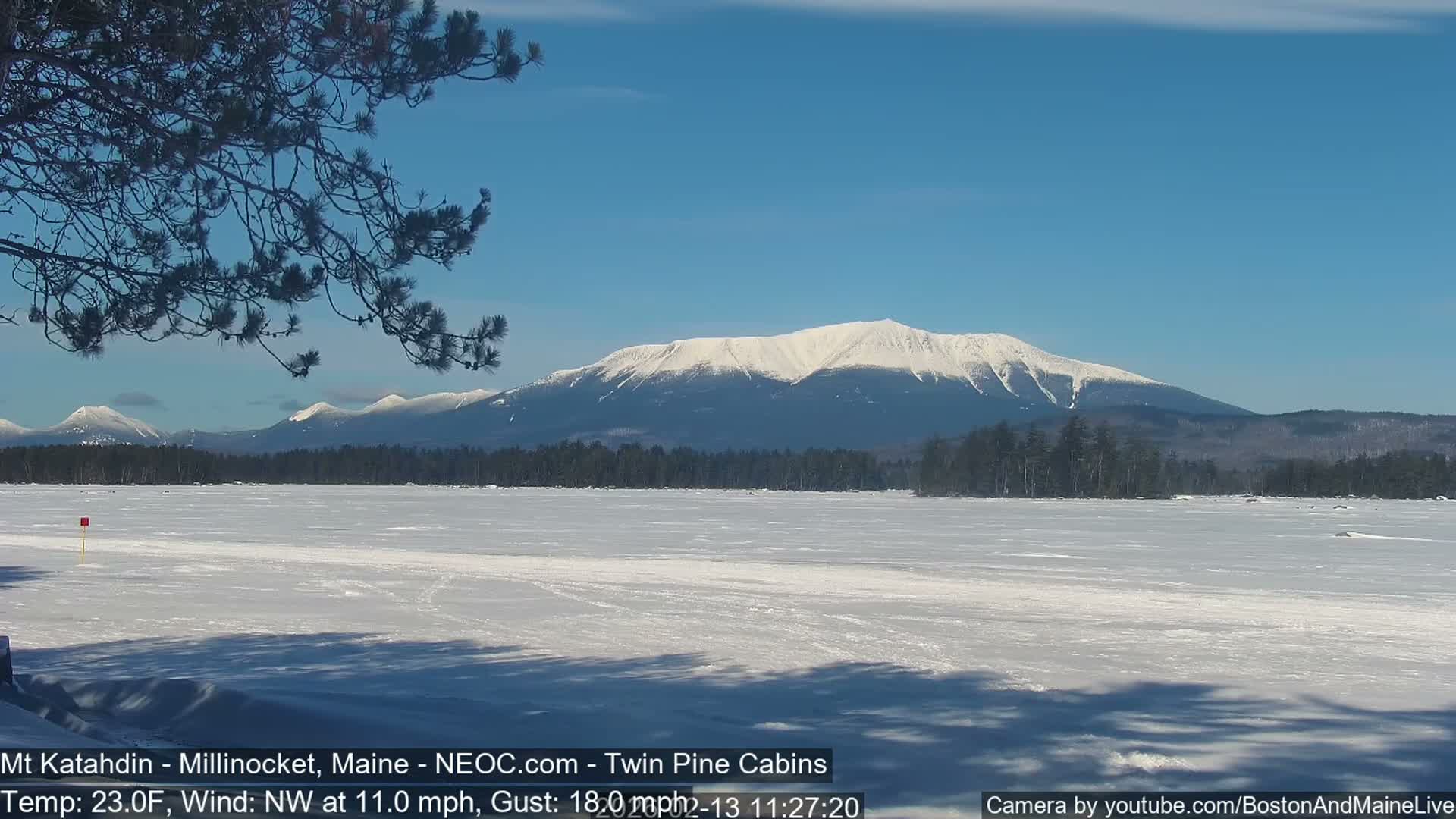 Mt Katahdin Live Cam - Millinocket, Maine, USA