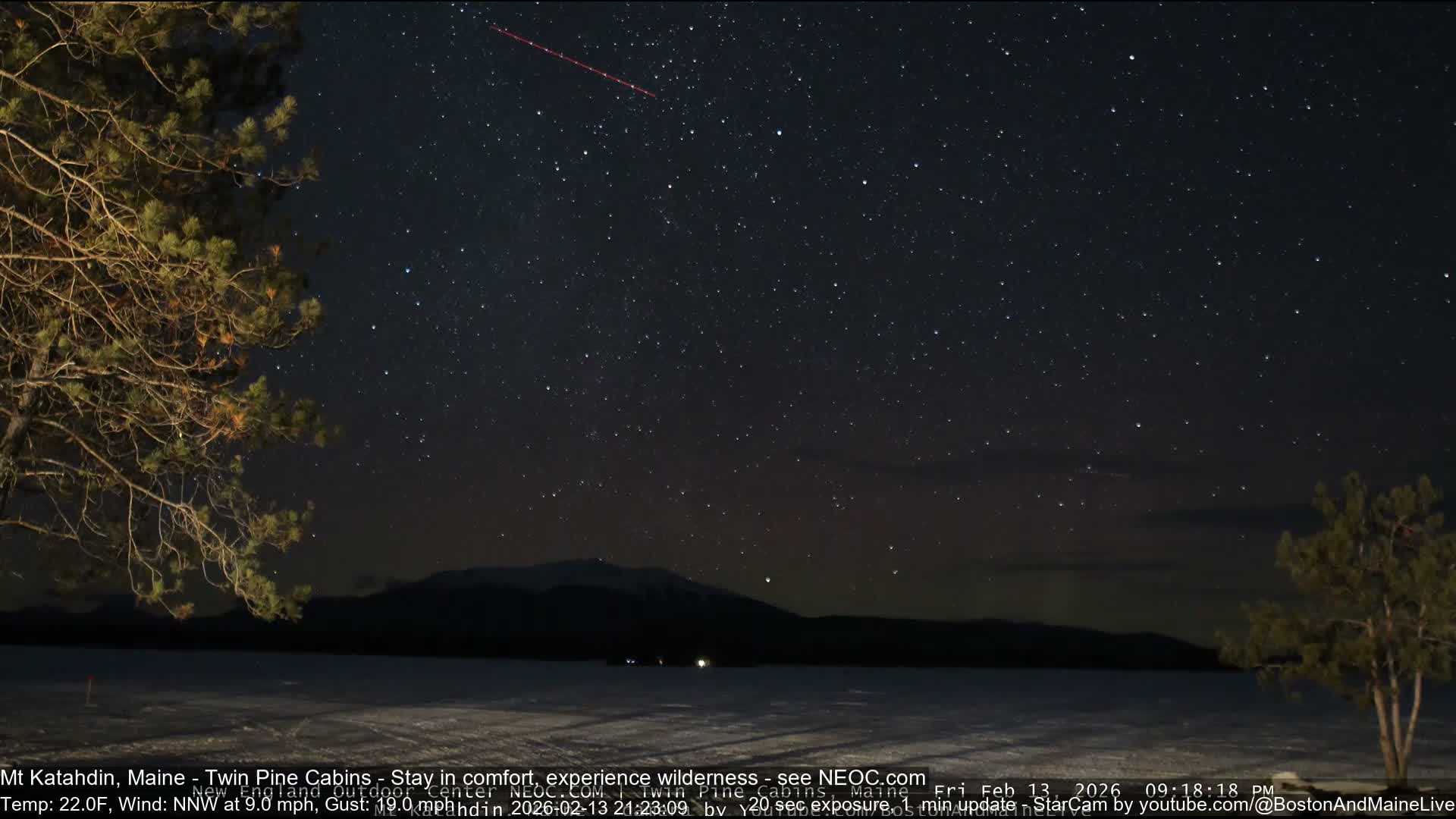 Mt Katahdin Live Cam - Millinocket, Maine, USA