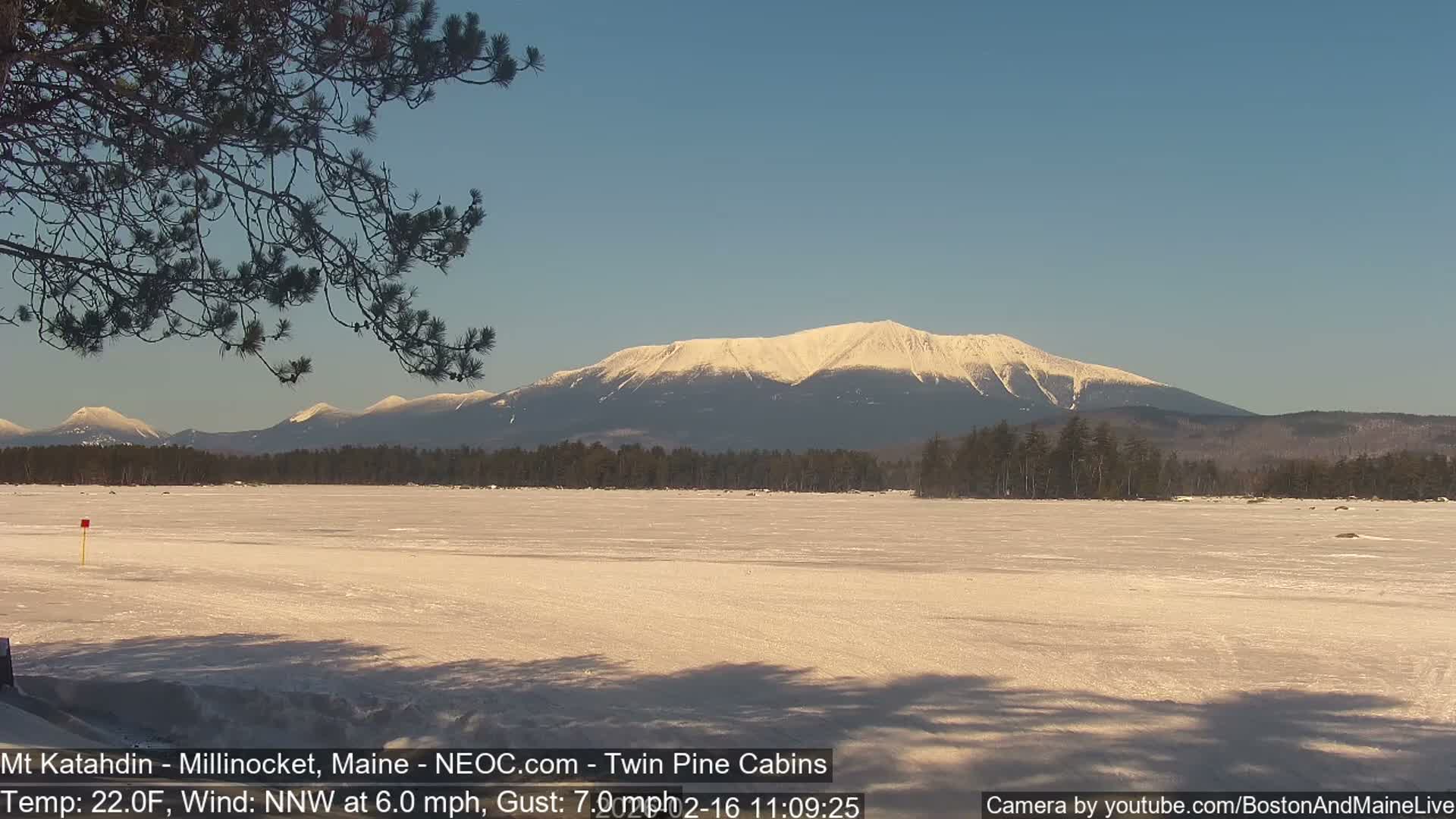 Mt Katahdin Live Cam - Millinocket, Maine, USA