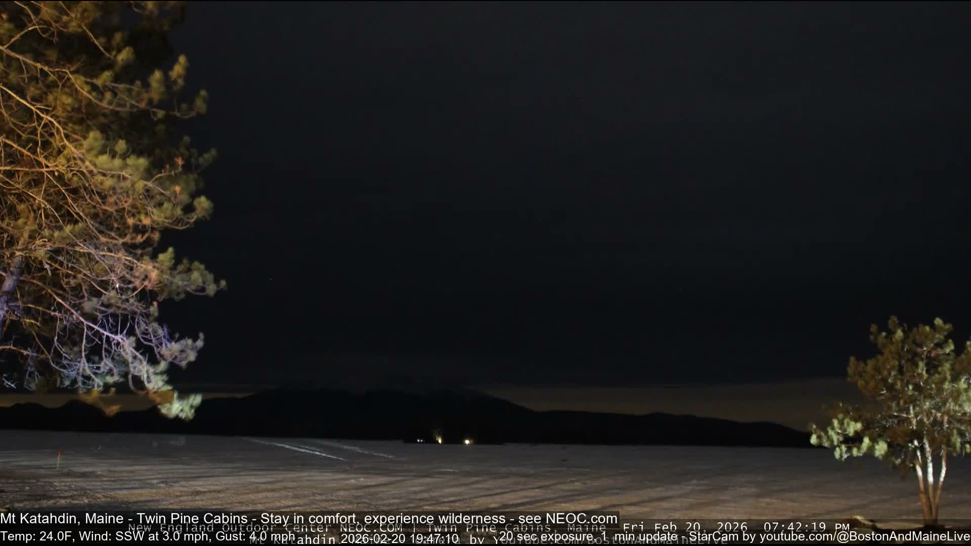 Mt Katahdin Live Cam - Millinocket, Maine, USA