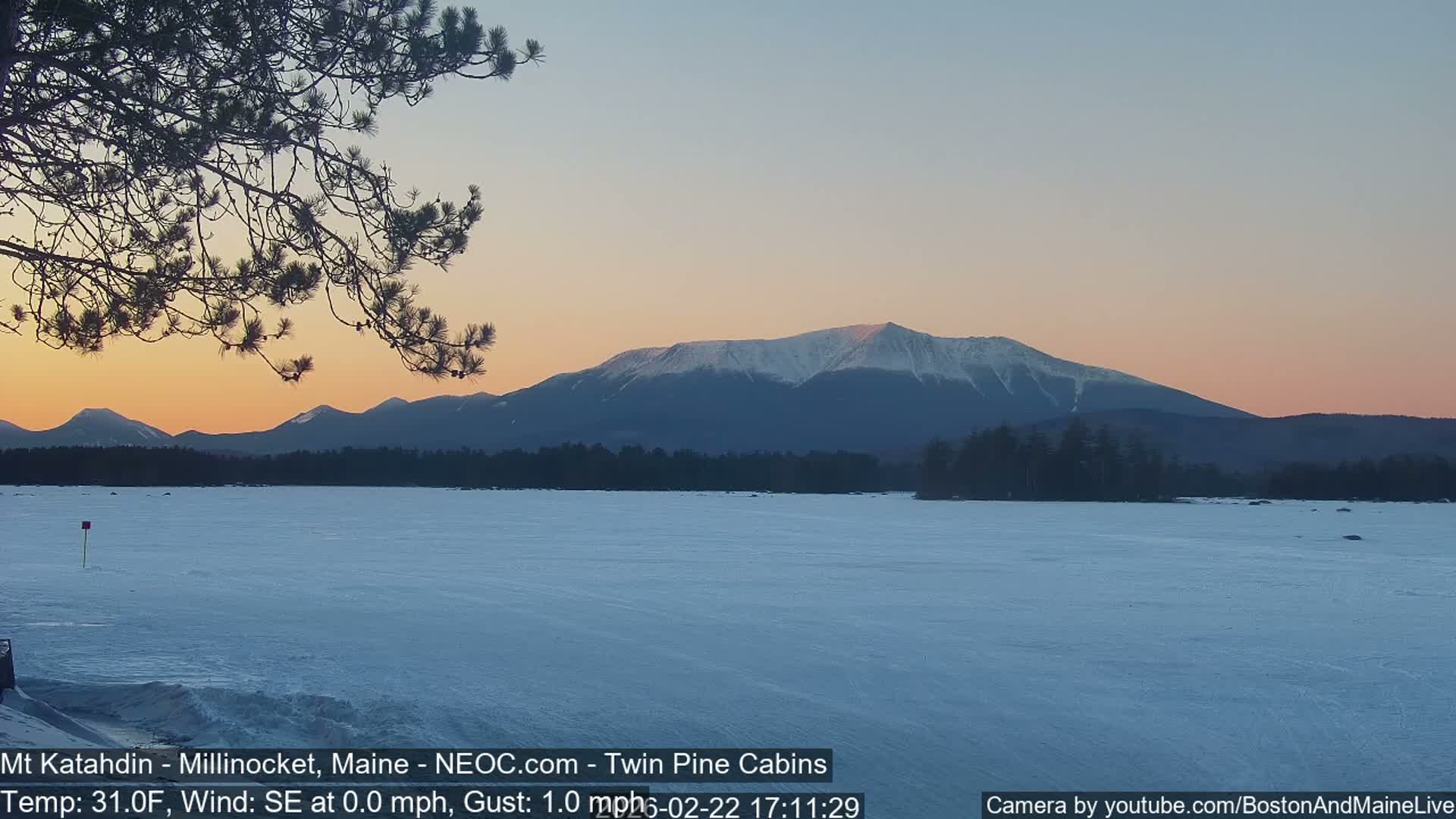 Mt Katahdin Live Cam - Millinocket, Maine, USA