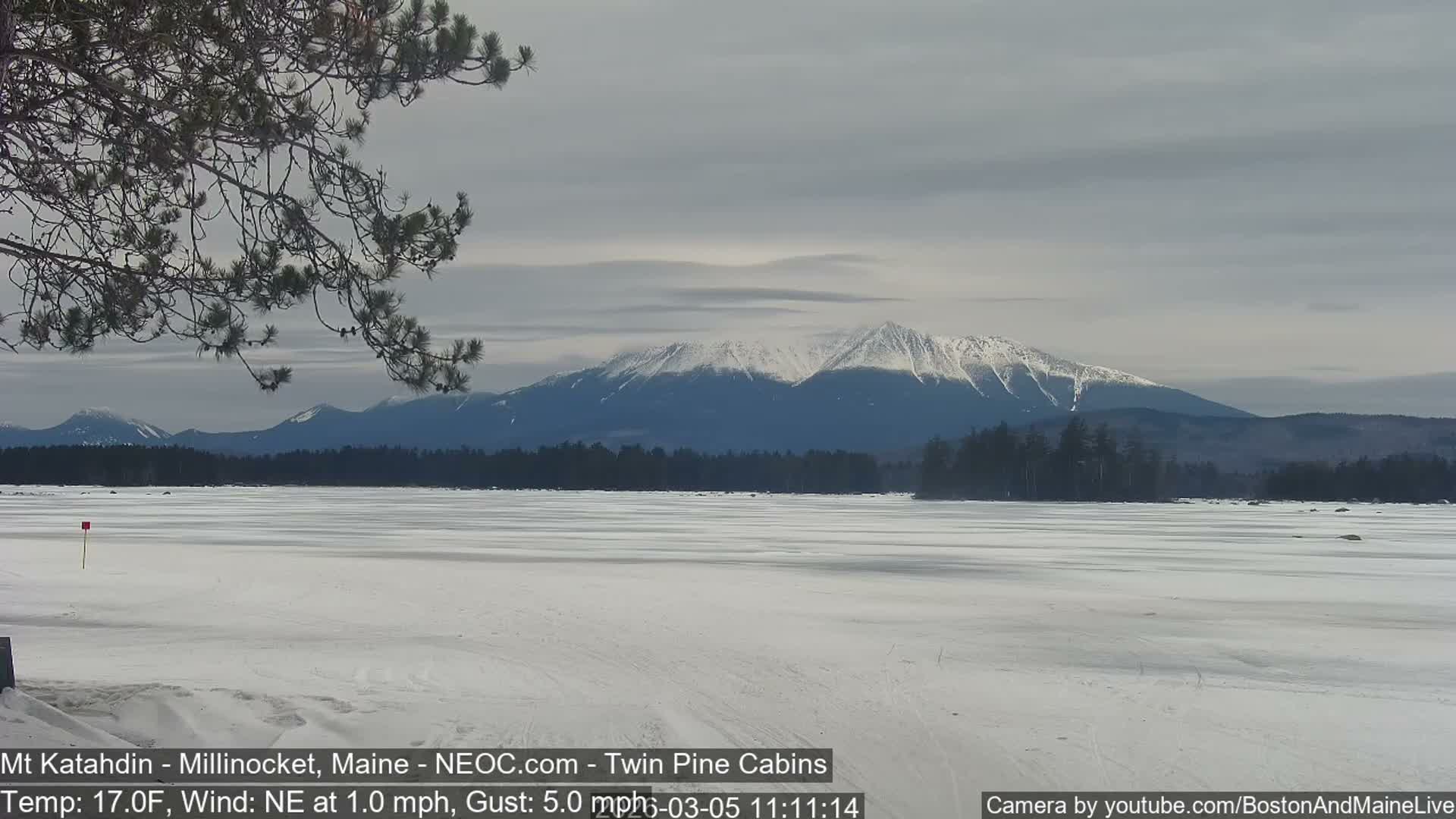 Mt Katahdin Live Cam - Millinocket, Maine, USA